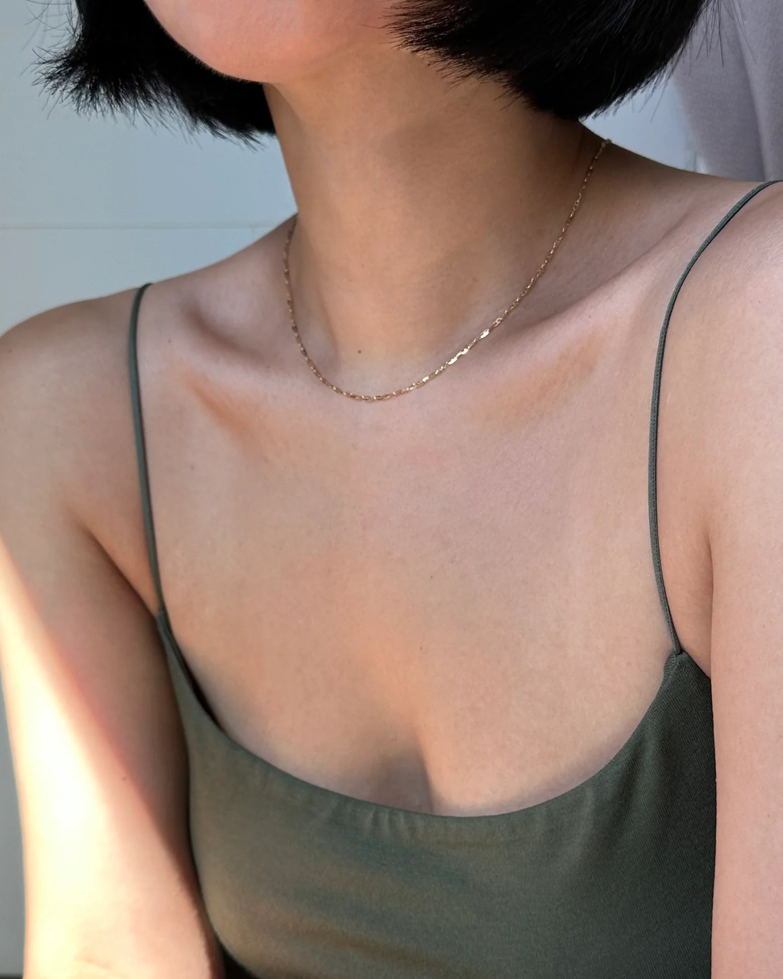 14k Anchor Chain necklace - Image 3