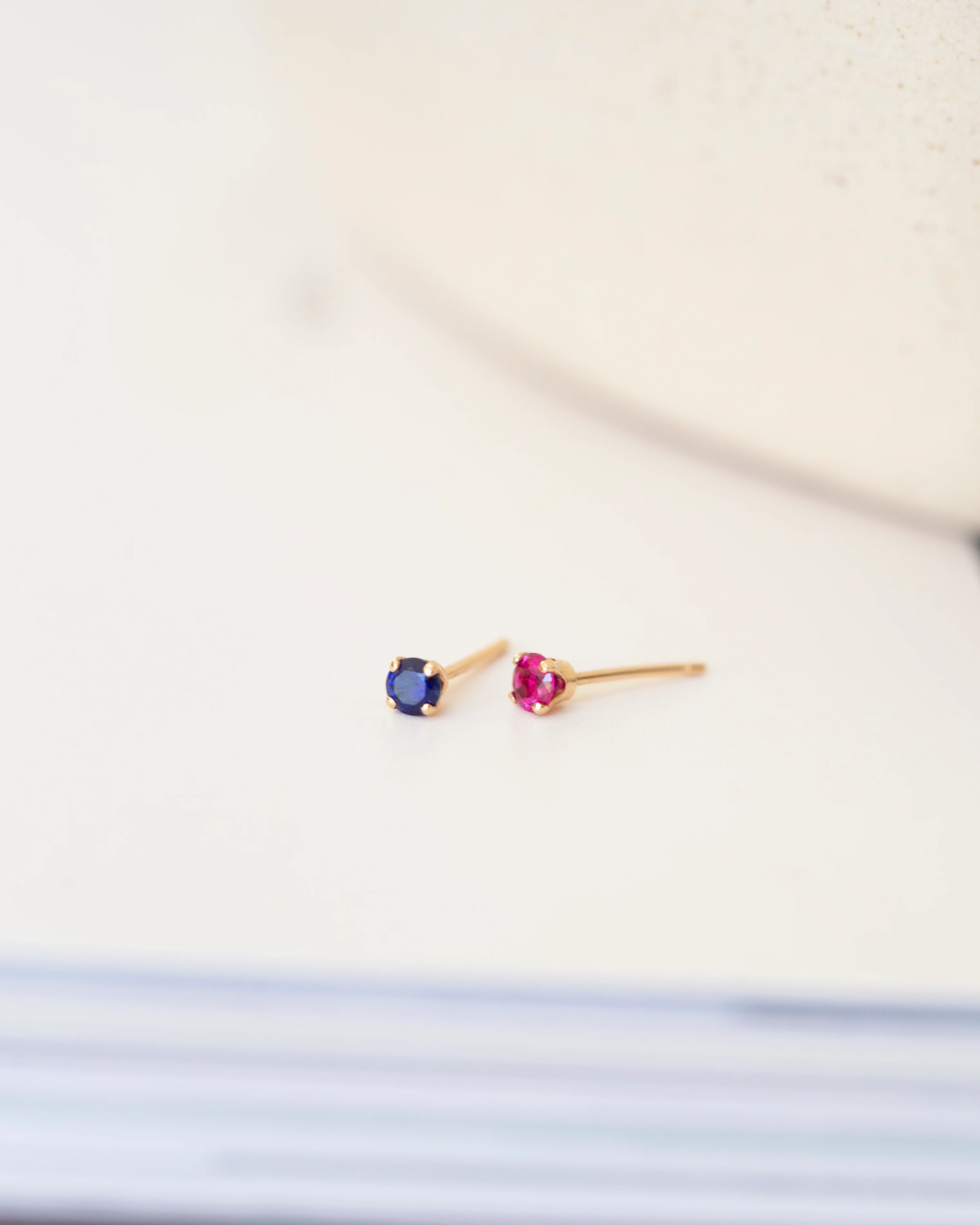 14k Birthstone Stud Earrings - Image 7