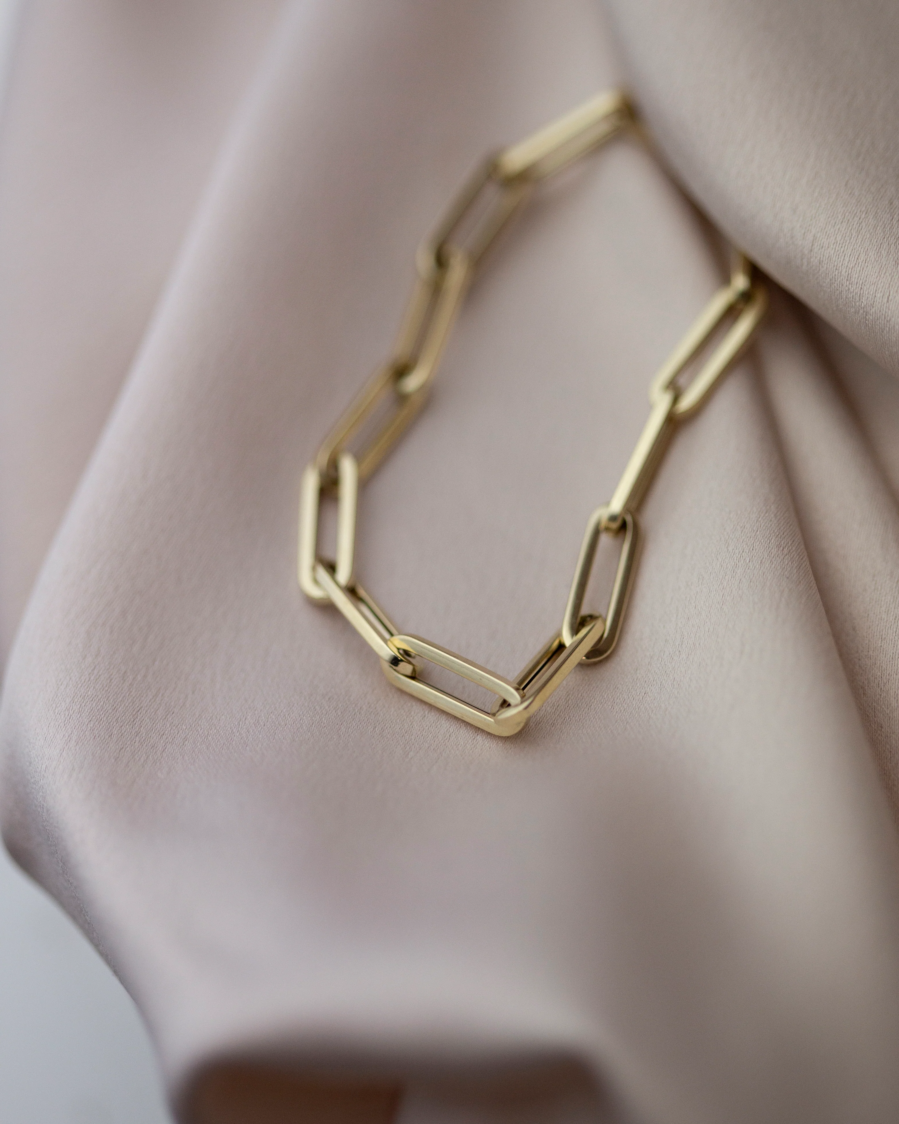 14k Paperclip Bracelet - Image 5