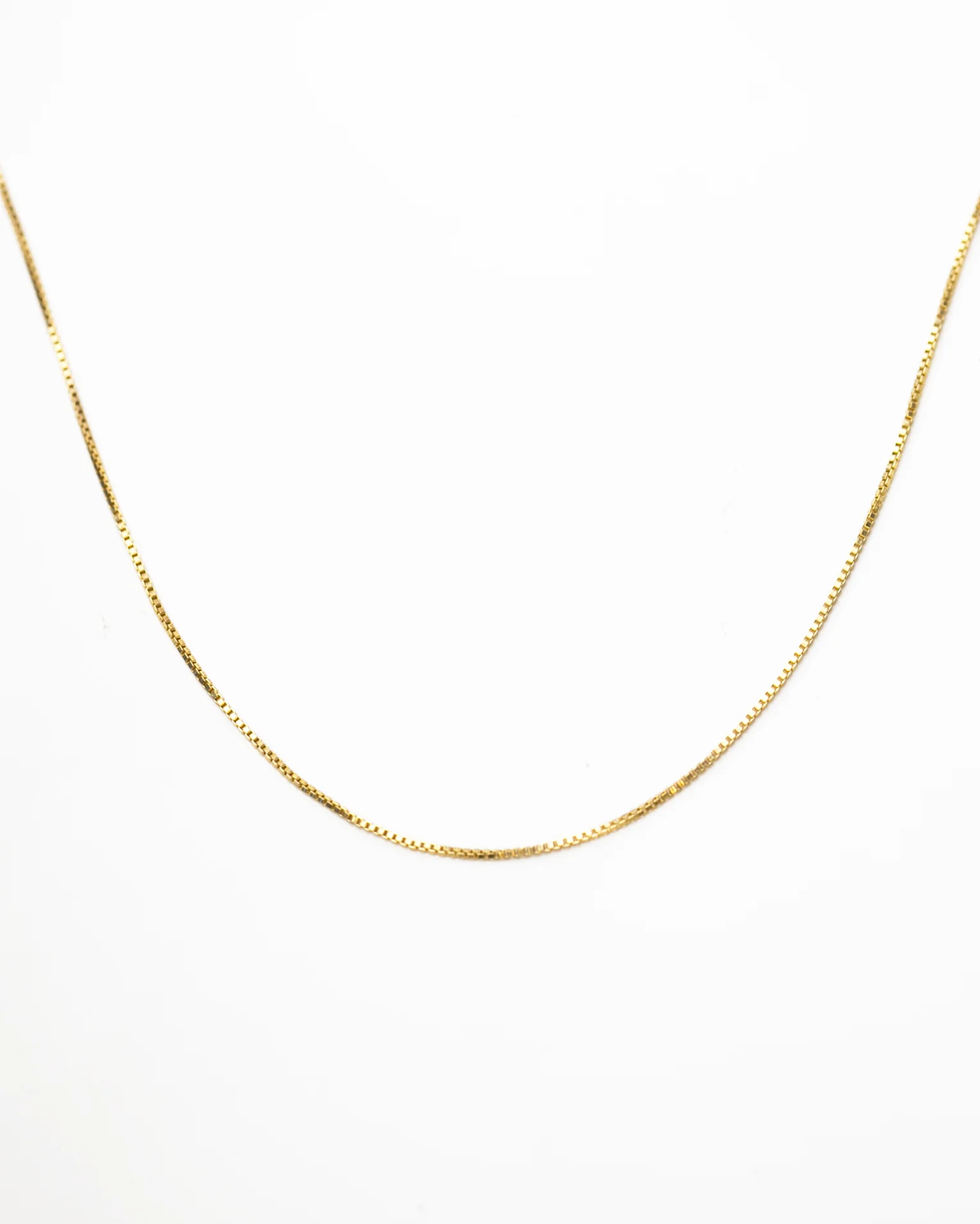 14k Box Chain Necklace - Image 3