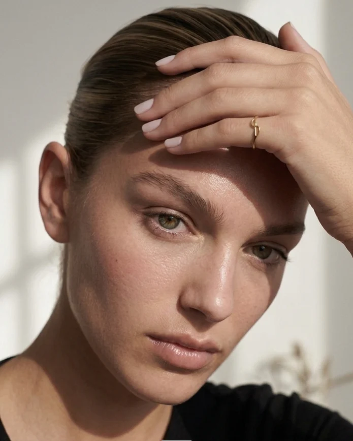 14k Cursive Letter Ring - Image 4