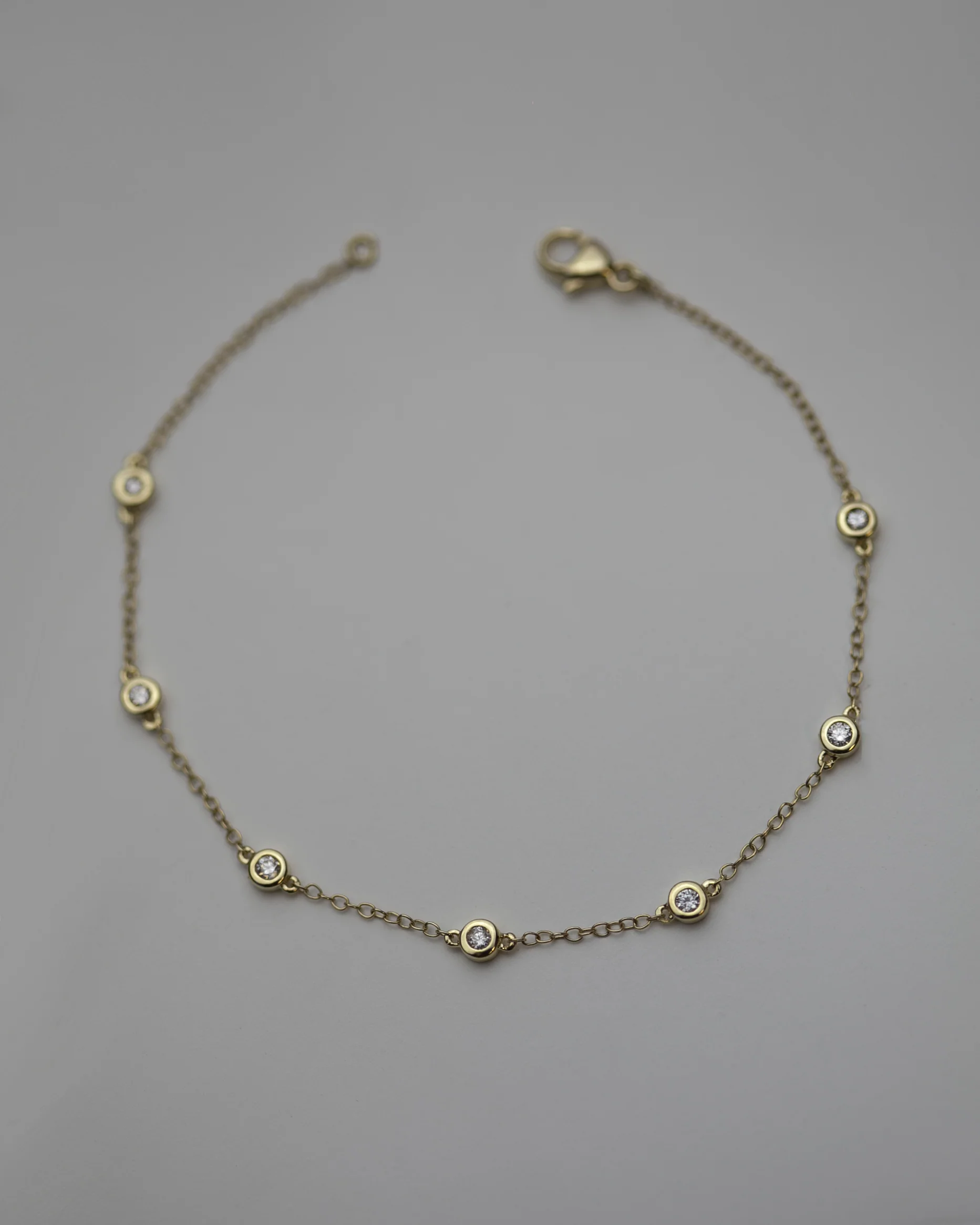 14k Diamond by the Yards Bracelet - Image 6