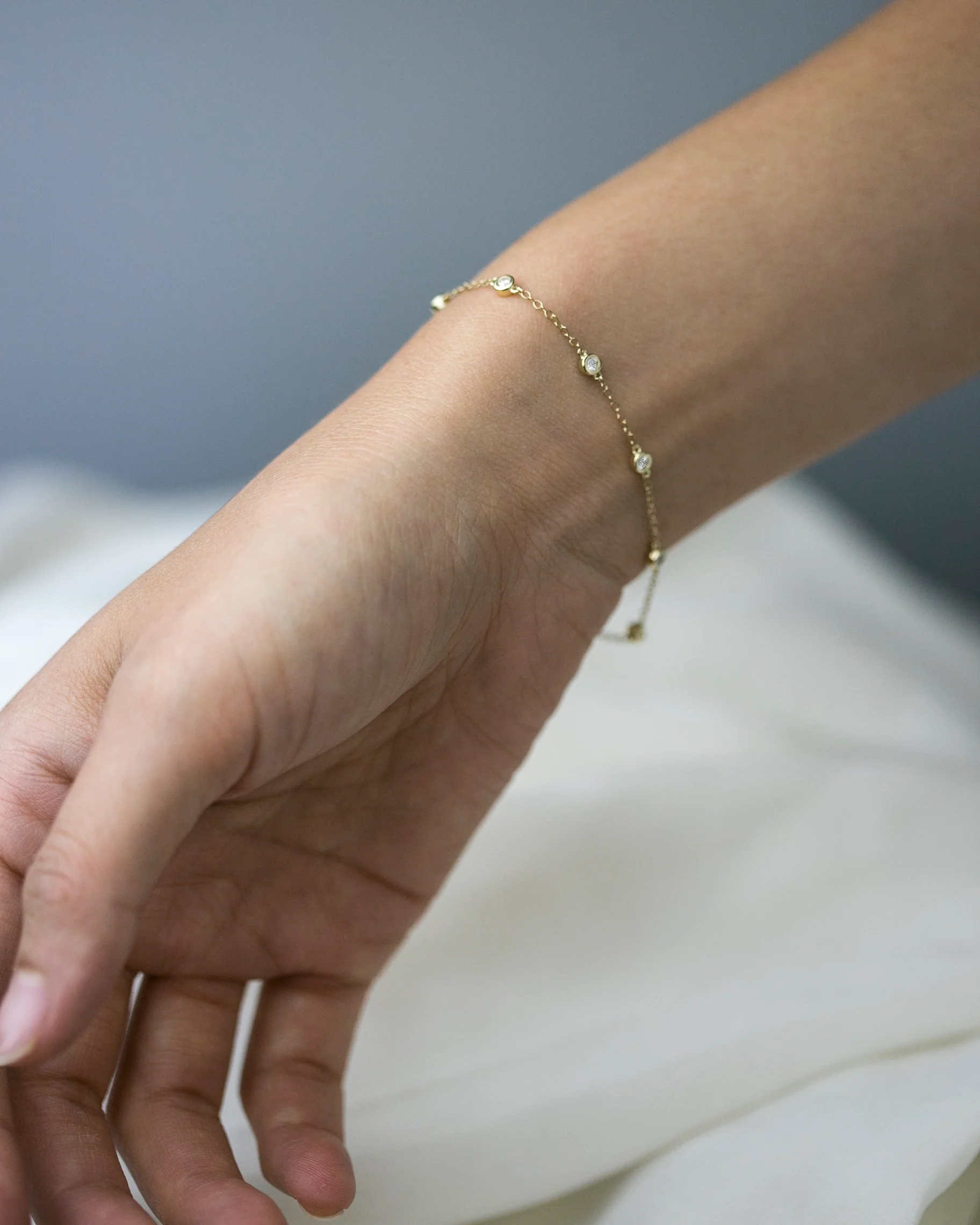 14k Diamond by the Yards Bracelet - Image 7