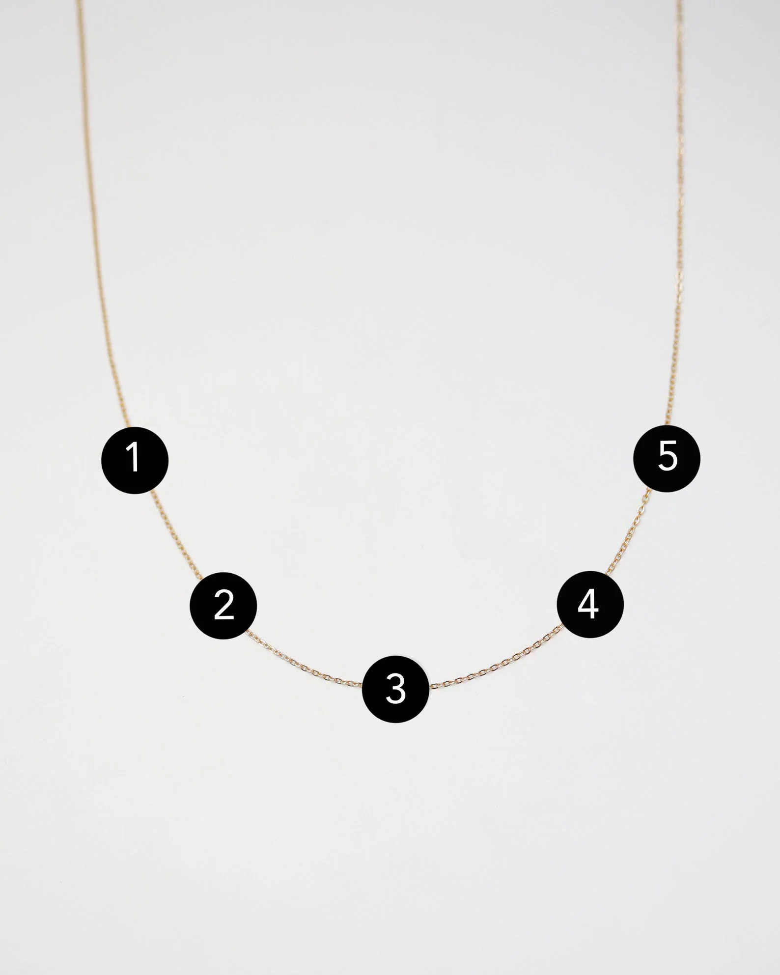 14k gold letter necklace with small diamond - Image 5