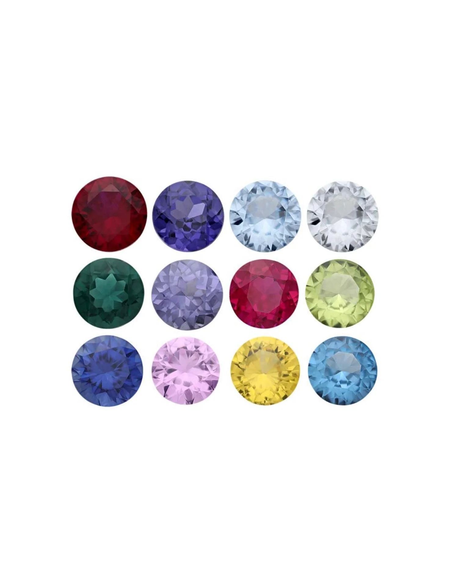 14k Gold Mini Birthstone necklace - Image 2