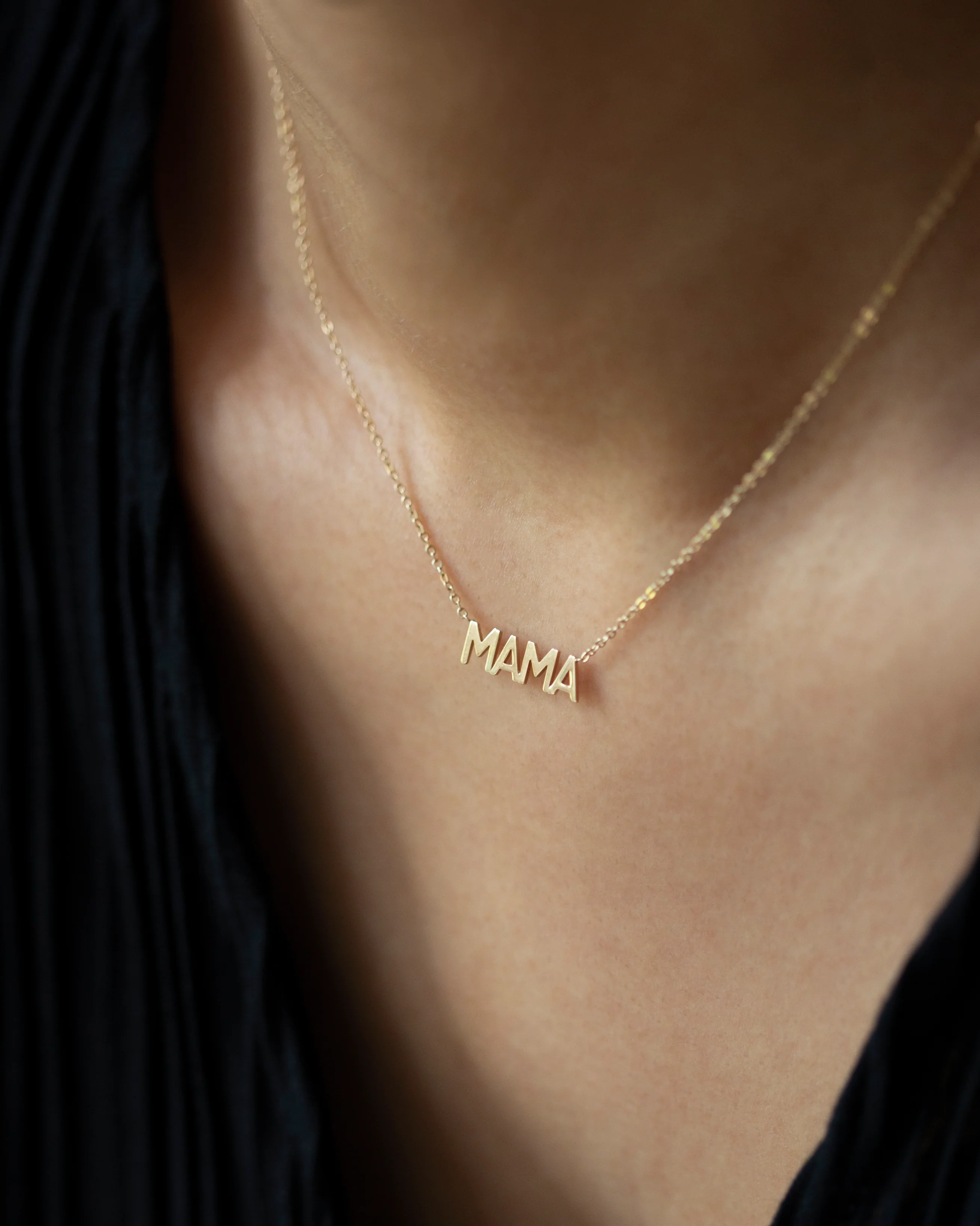 14k MAMA Necklace - Image 2