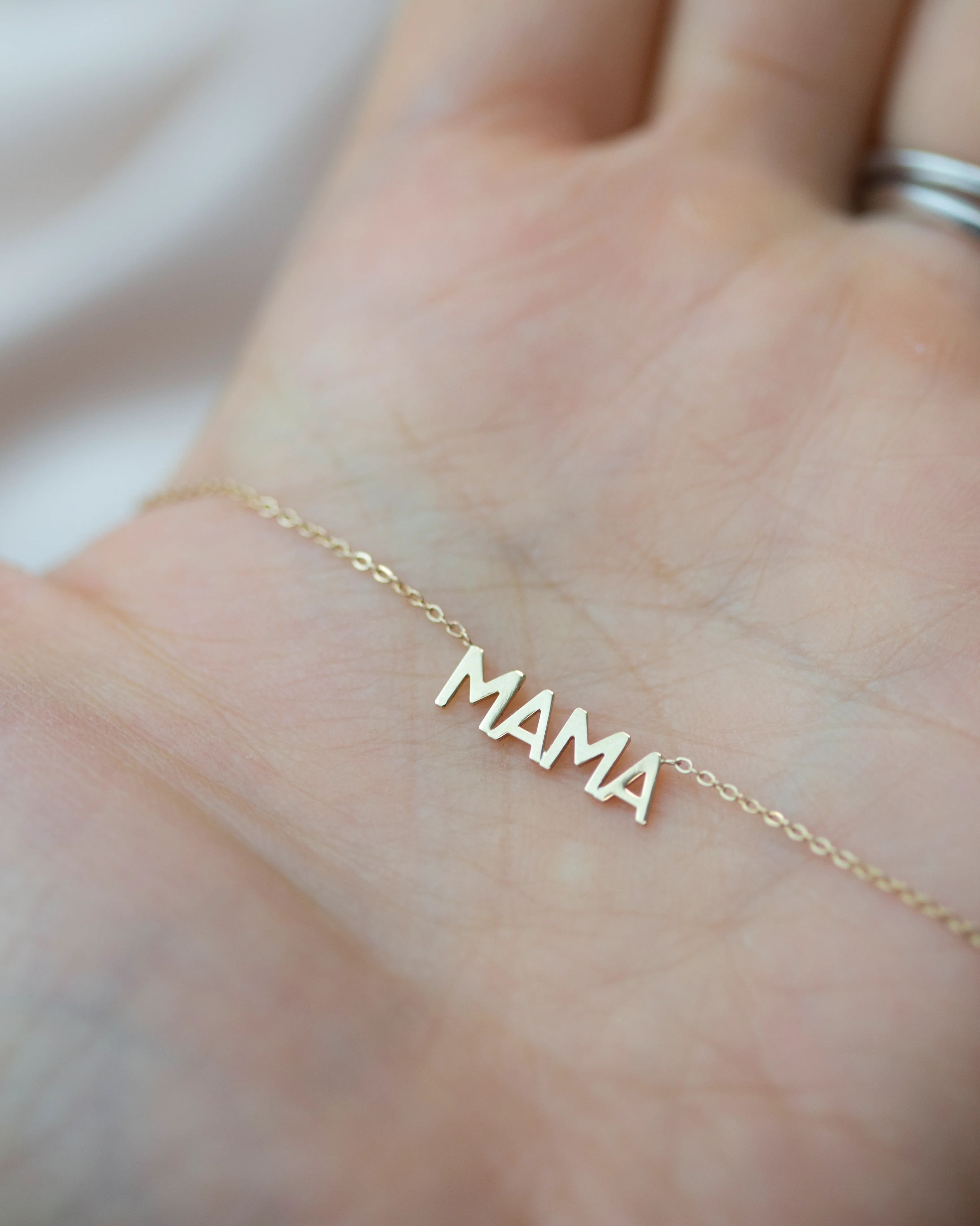 14k MAMA Necklace - Image 3