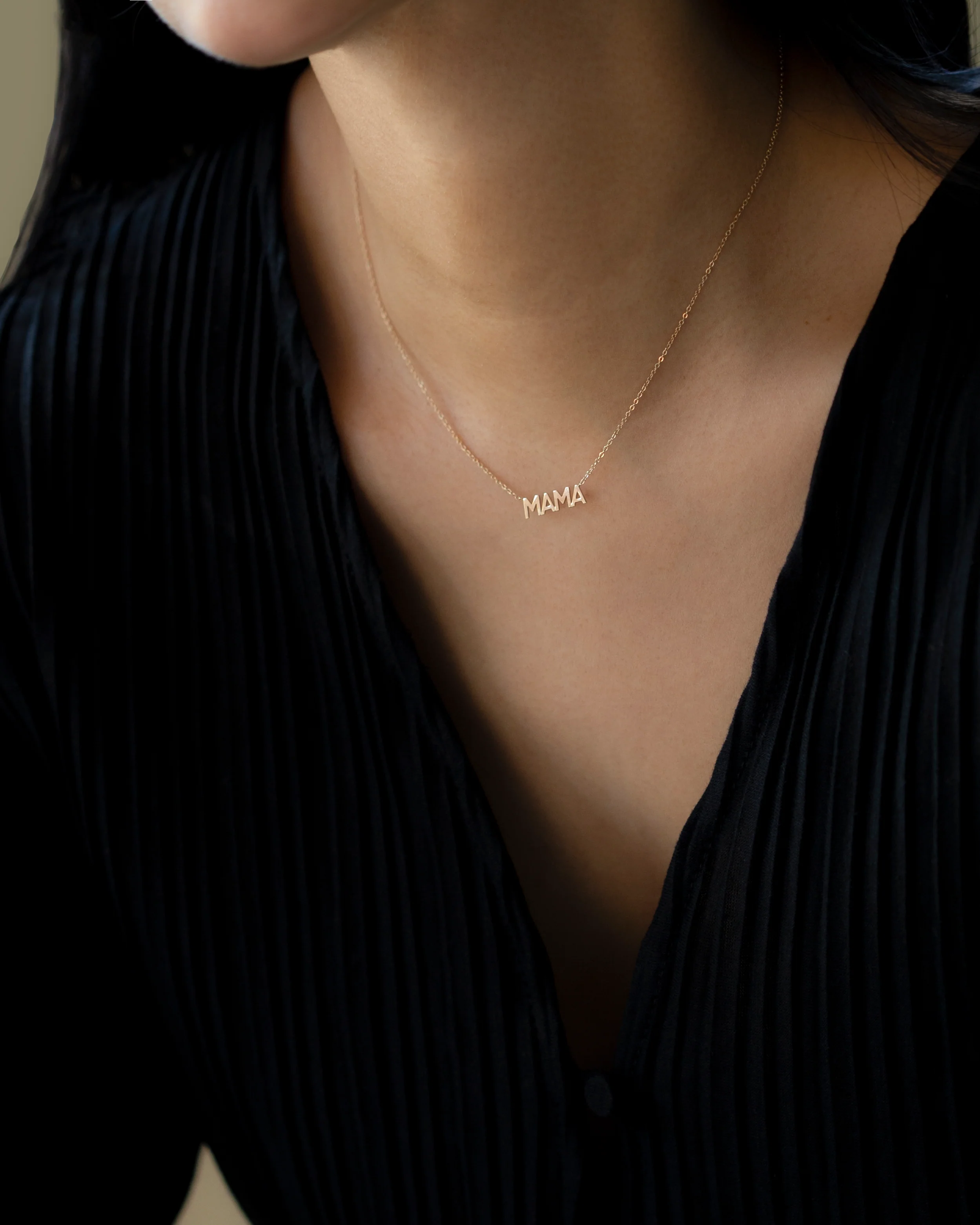 14k MAMA Necklace - Image 4