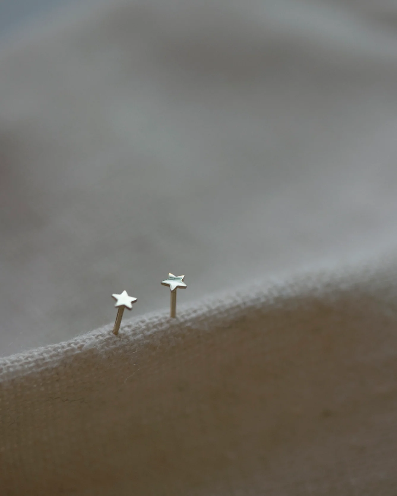 14K Mini Star Stud Earrings - Image 8