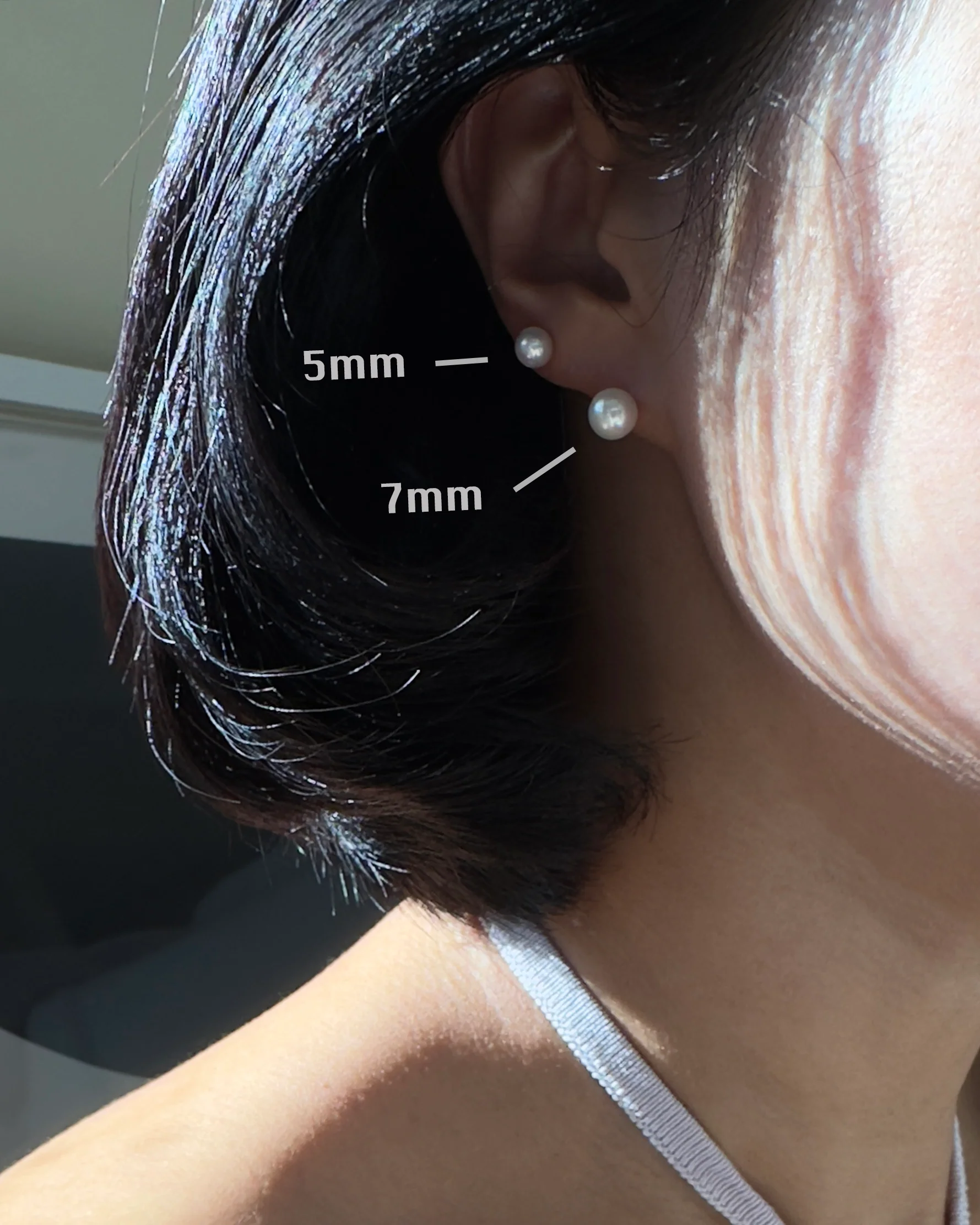 14k Pearl Stud Earrings - Image 4