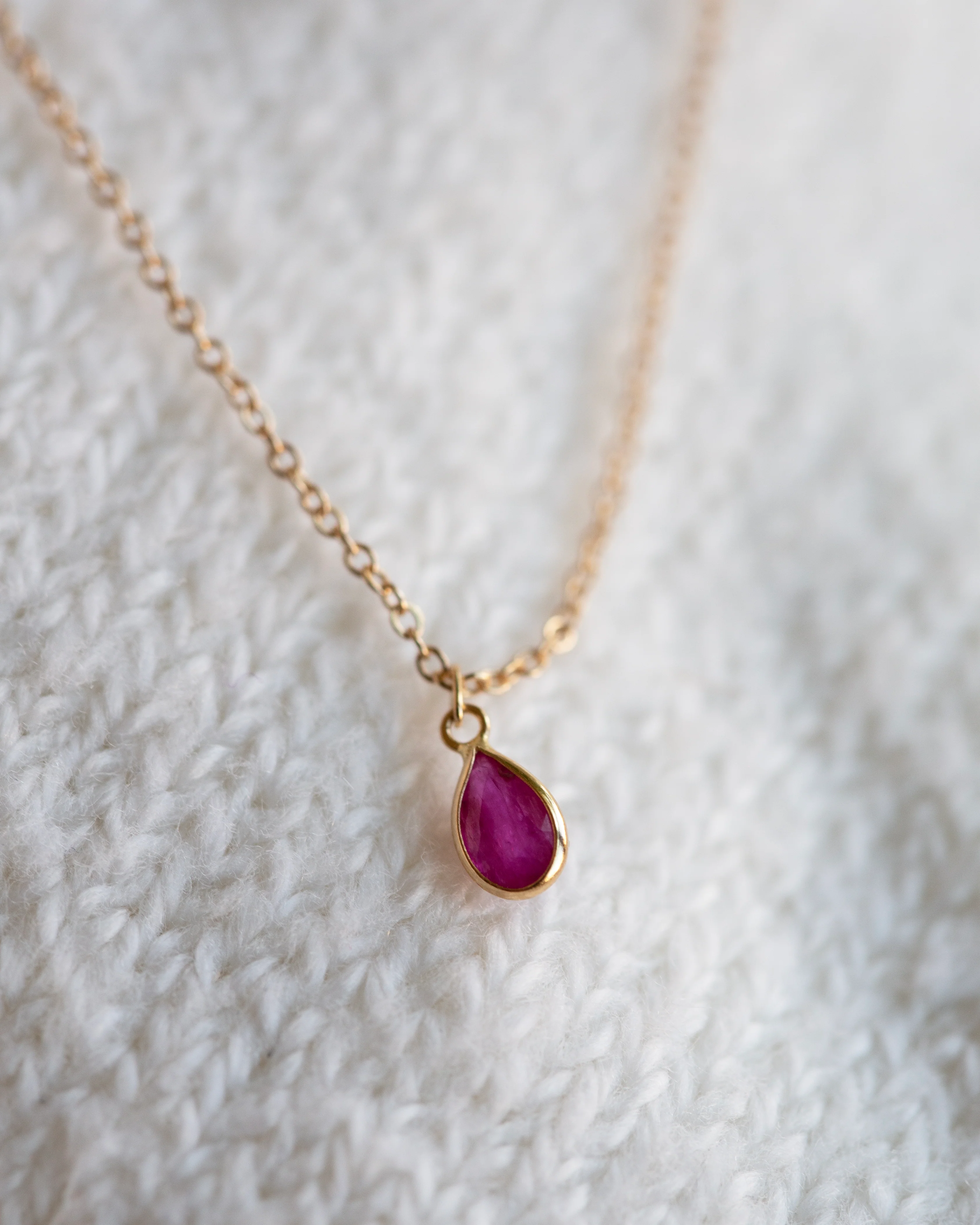 14k Ruby Necklace - Image 2