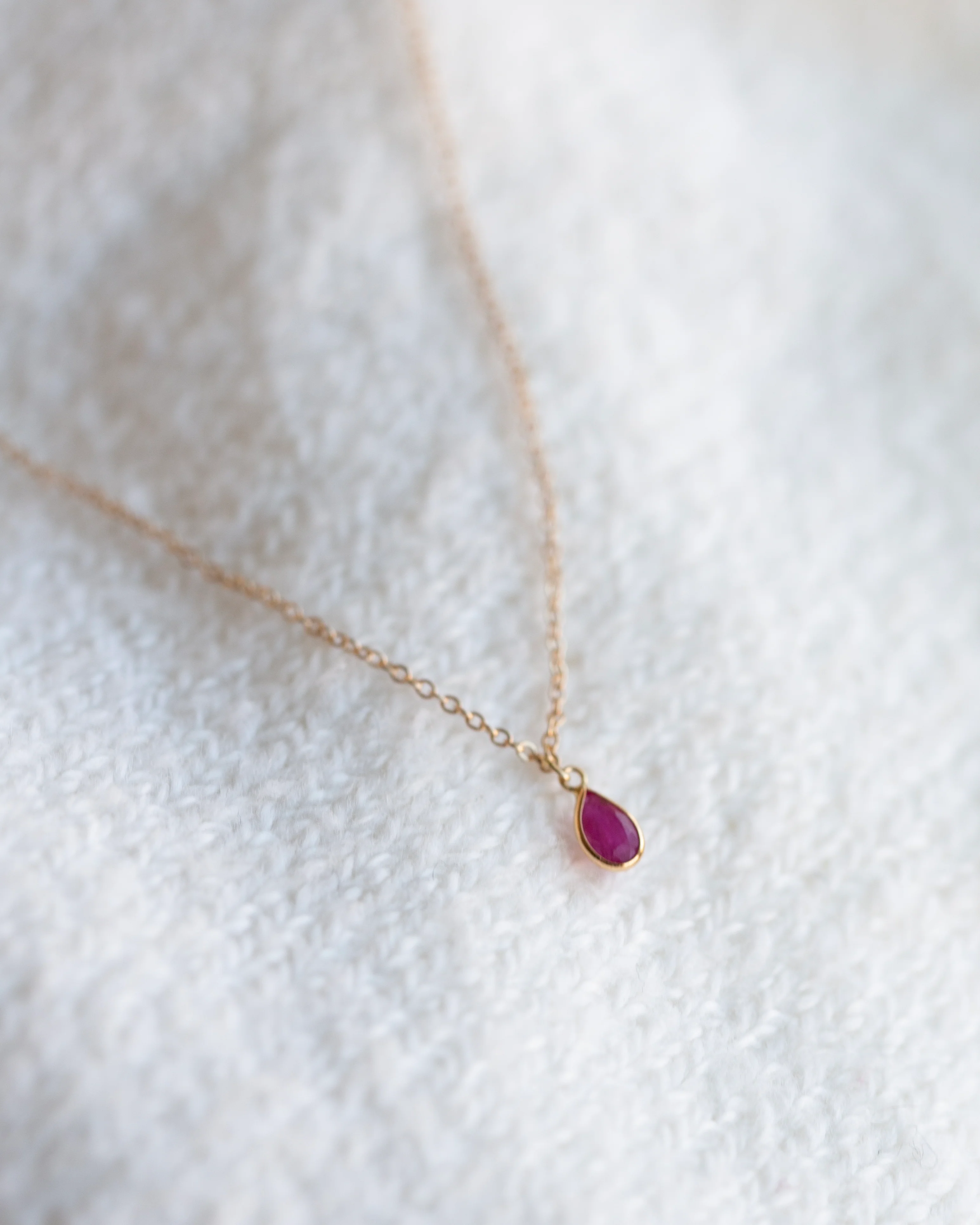 14k Ruby Necklace - Image 3