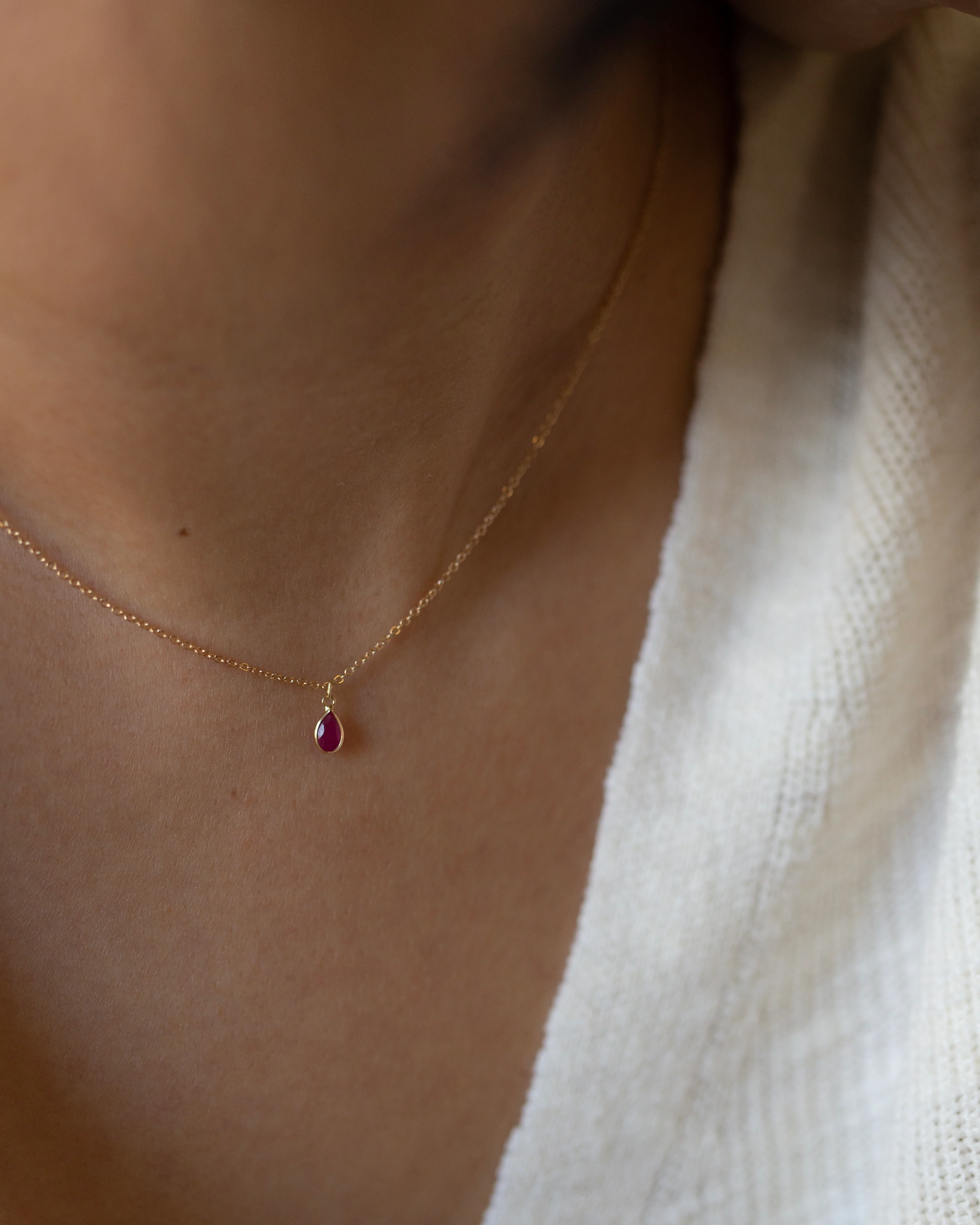 14k Ruby Necklace - Image 4