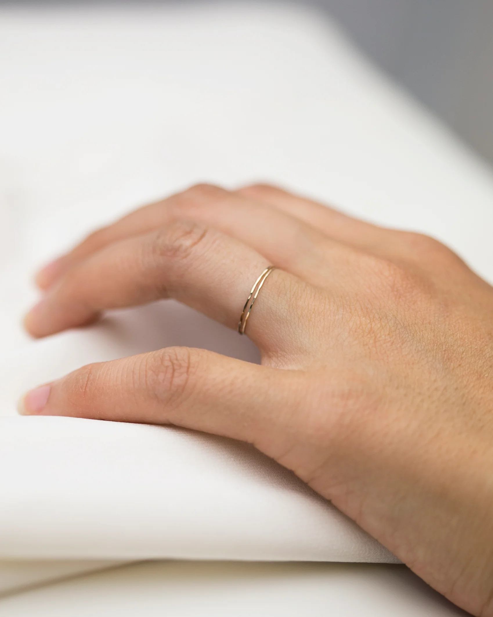 14k Super Dainty Ring - Image 2