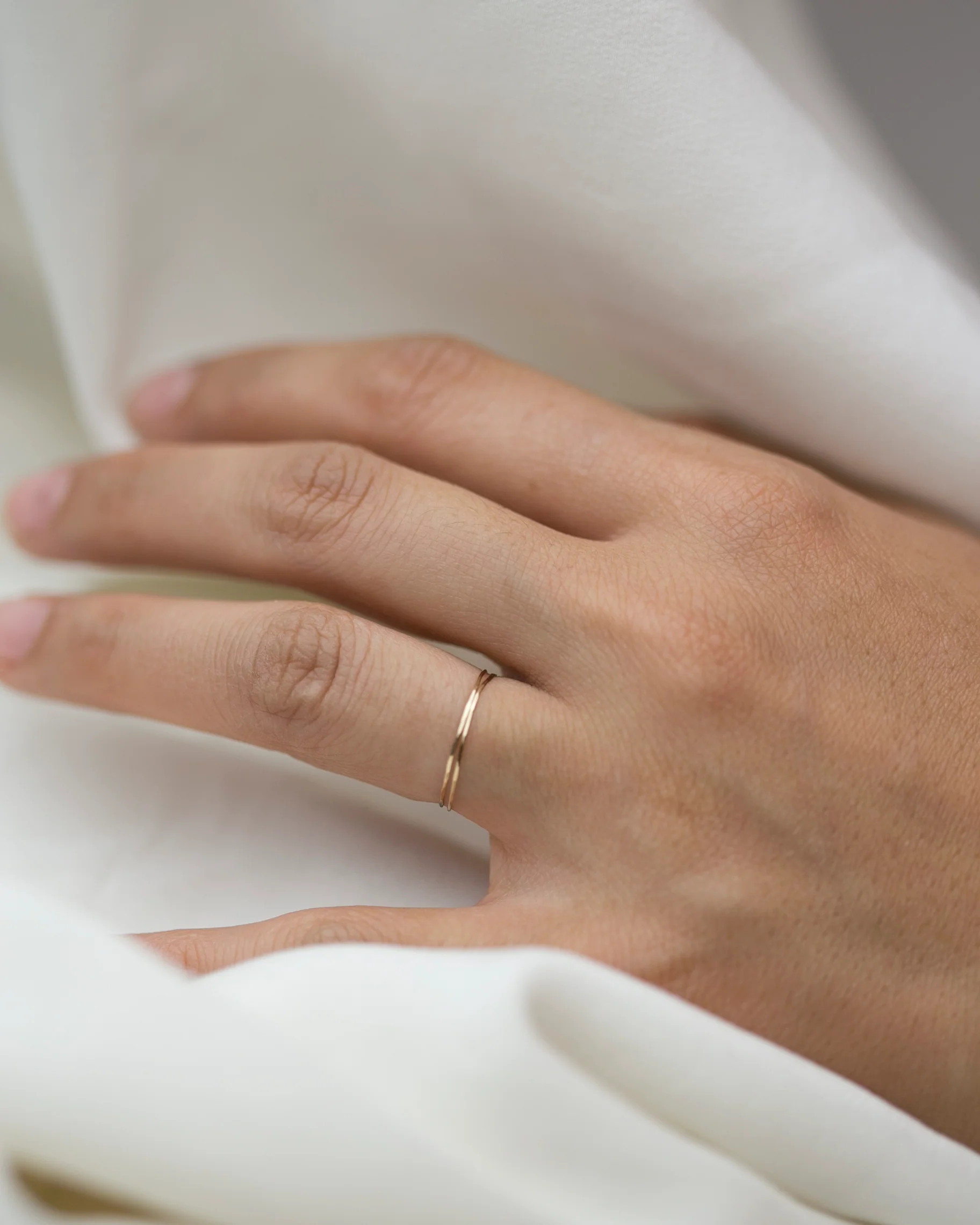 14k Super Dainty Ring - Image 3