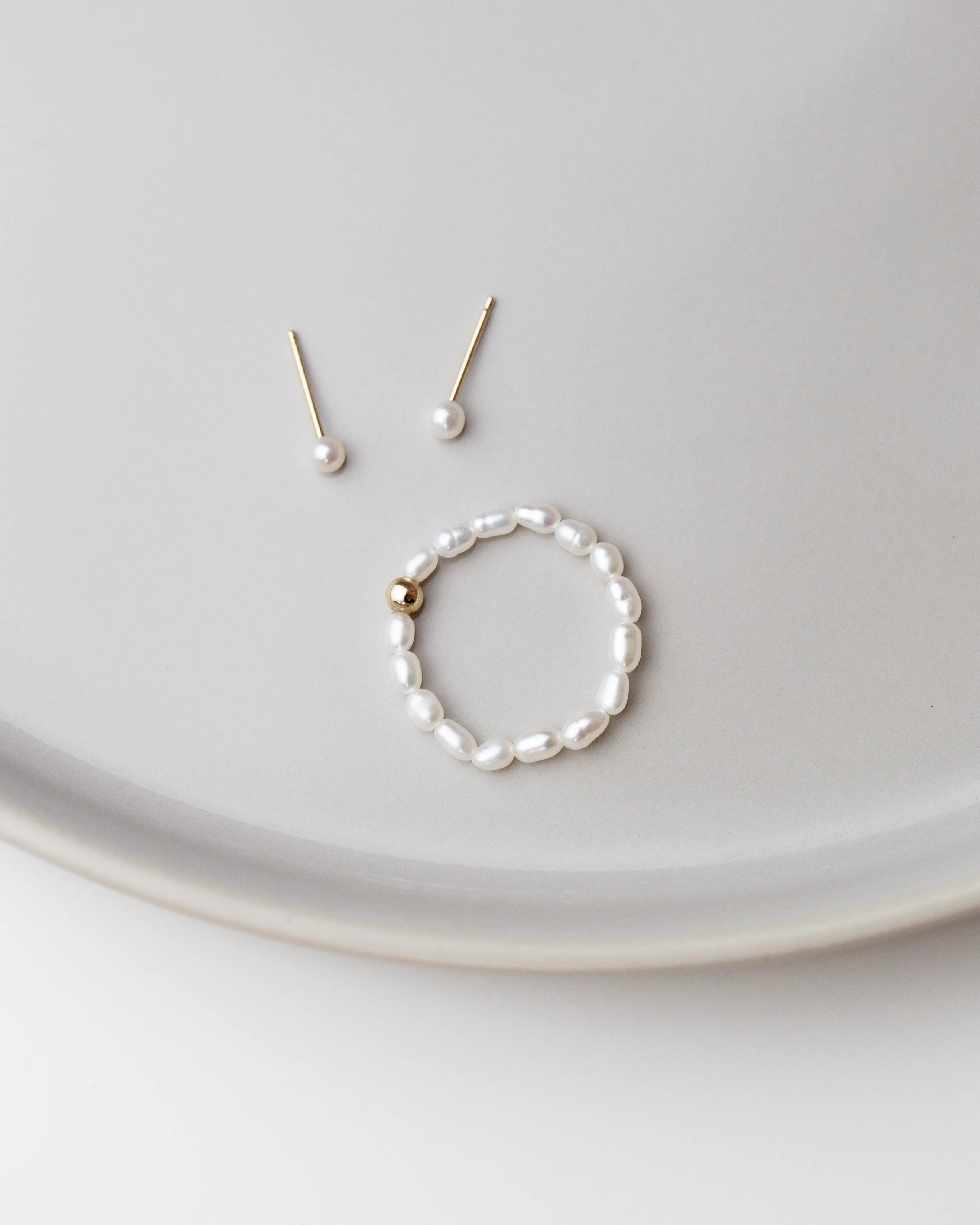 Baby Lotus Pearl Ring - Image 7