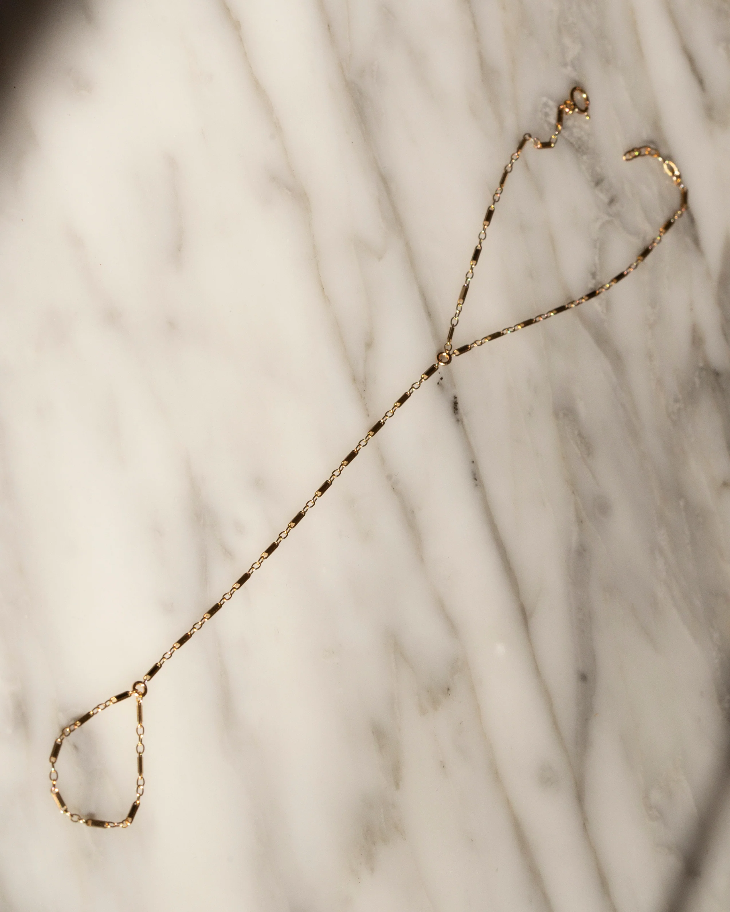 Bar Hand Chain Bracelet - Image 6
