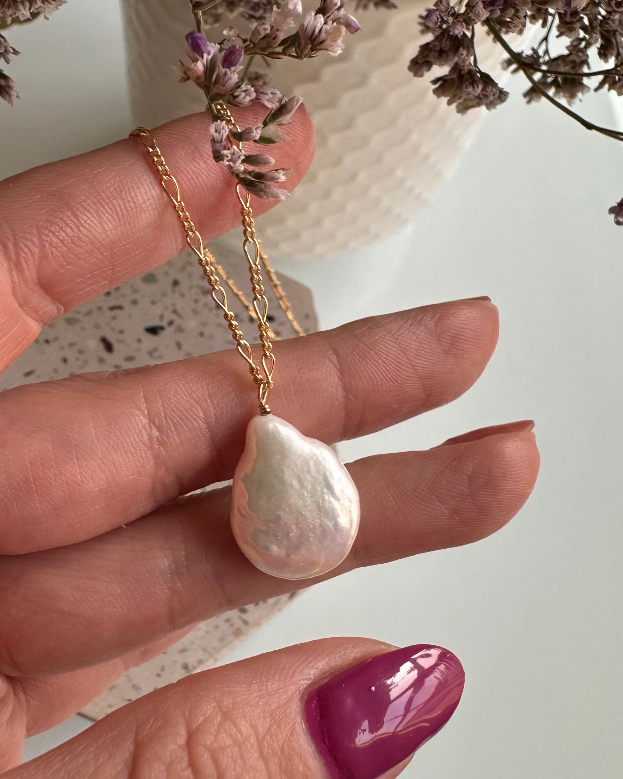 Baroque Pearl Necklace - Image 2