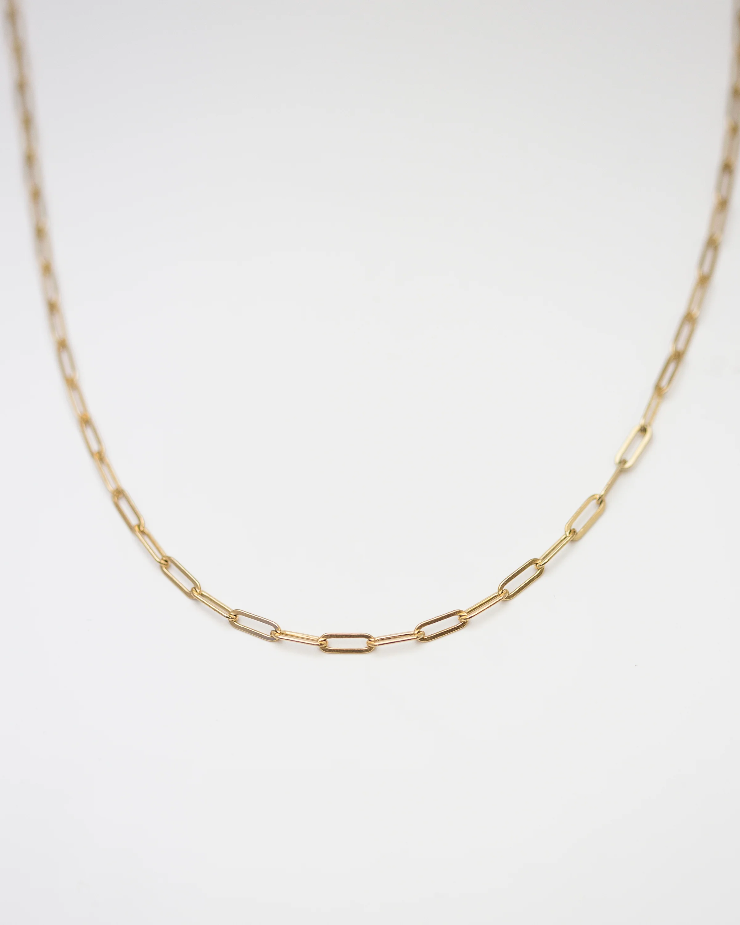 Chunk Paperclip Chain Necklace - Image 2