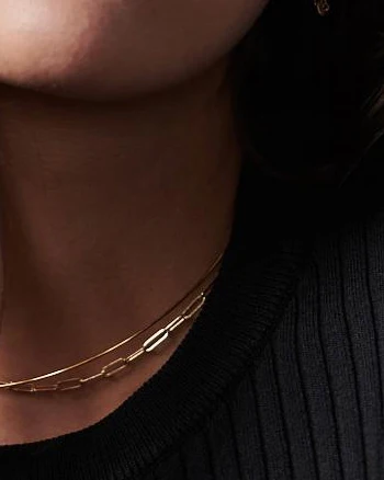 Chunk Paperclip Chain Necklace - Image 3