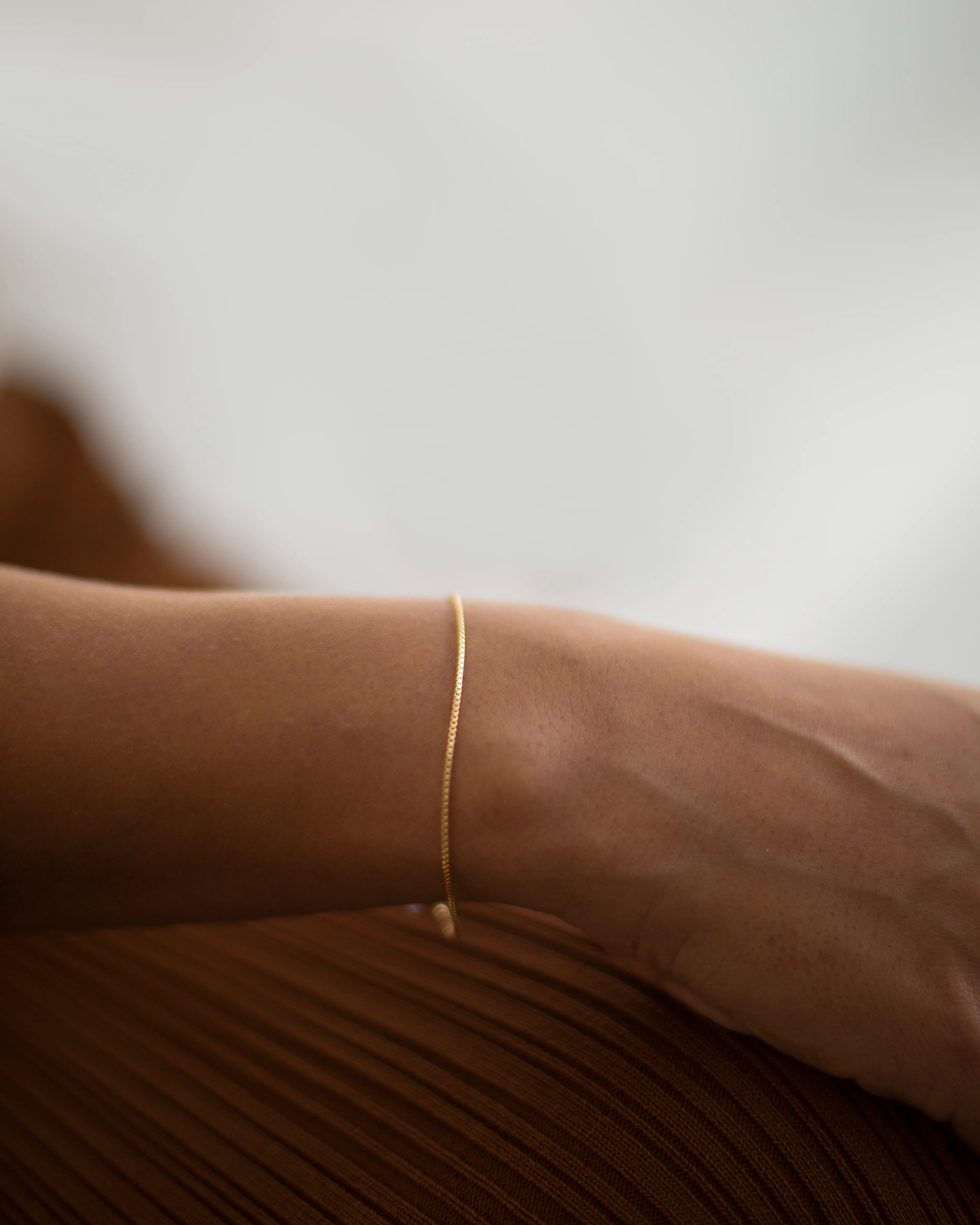 Classic Box chain Bracelet - Image 2