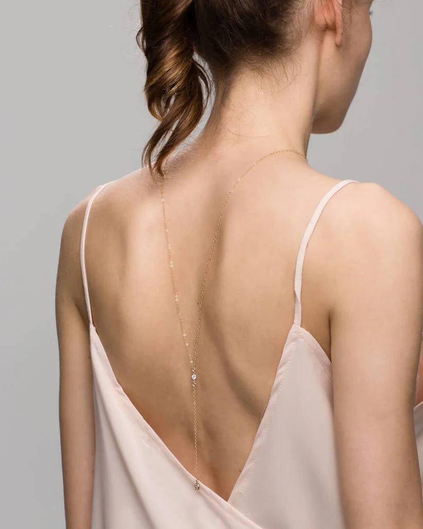 CZ II Back Necklace - Image 6