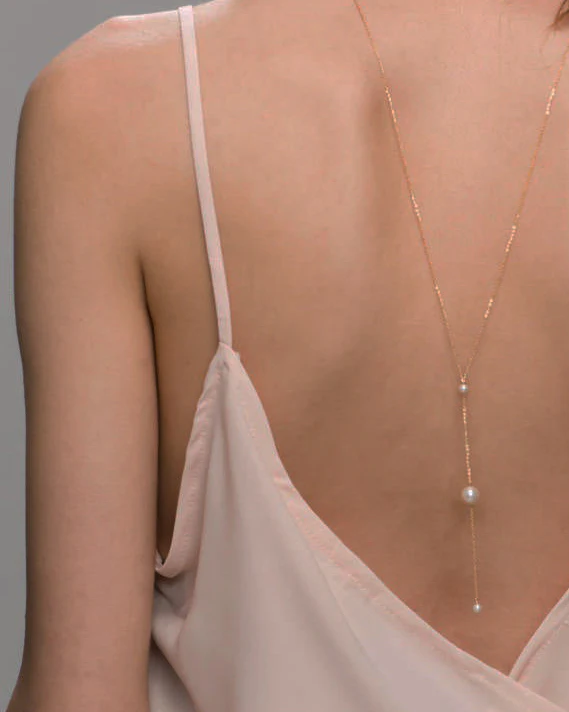 Pearl III Back Necklace - Image 4