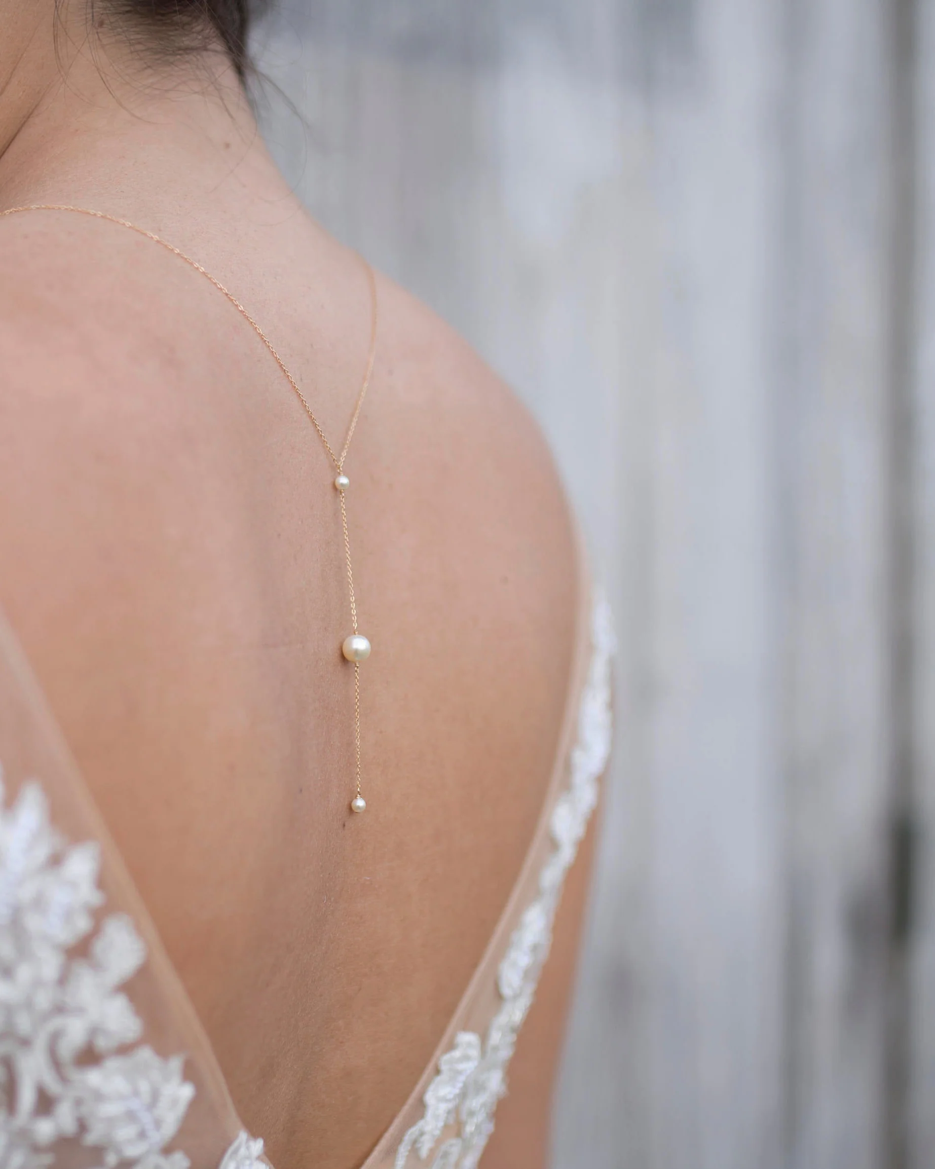 Pearl III Back Necklace - Image 6