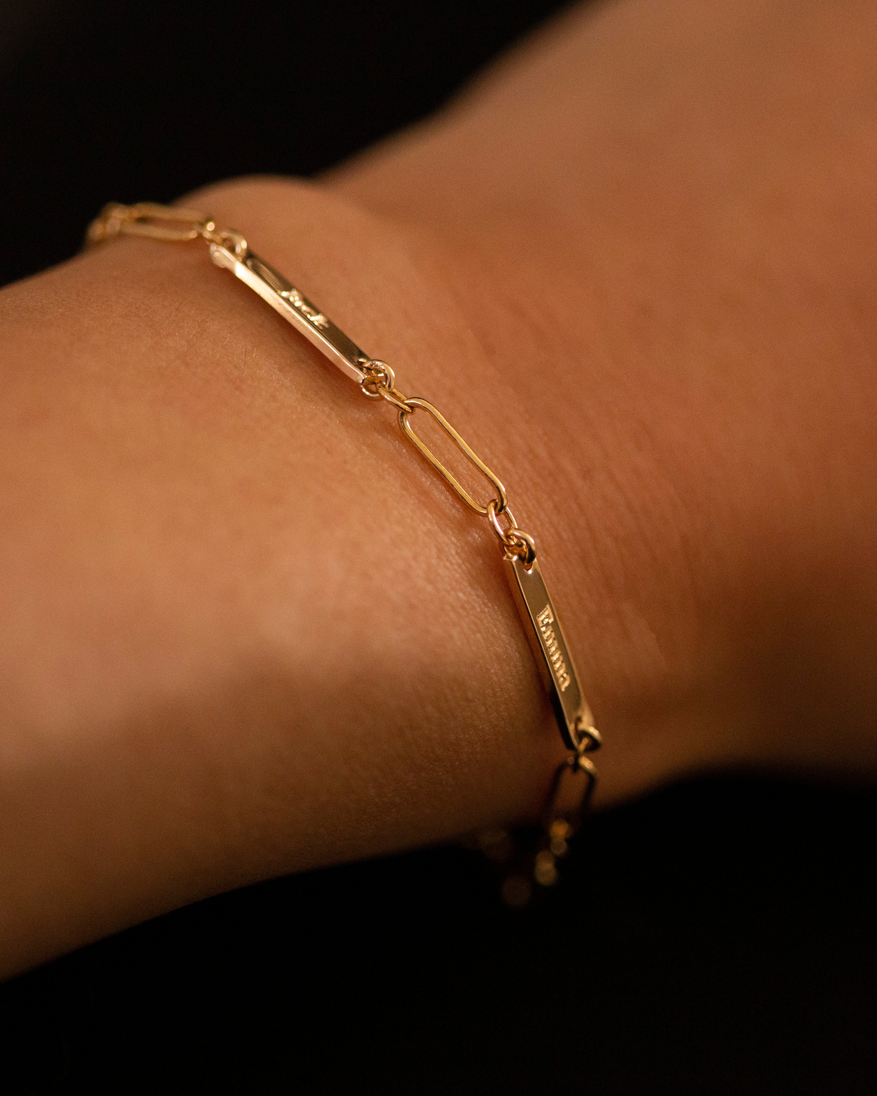 Custom Mini Name Bar Bracelet - Image 2