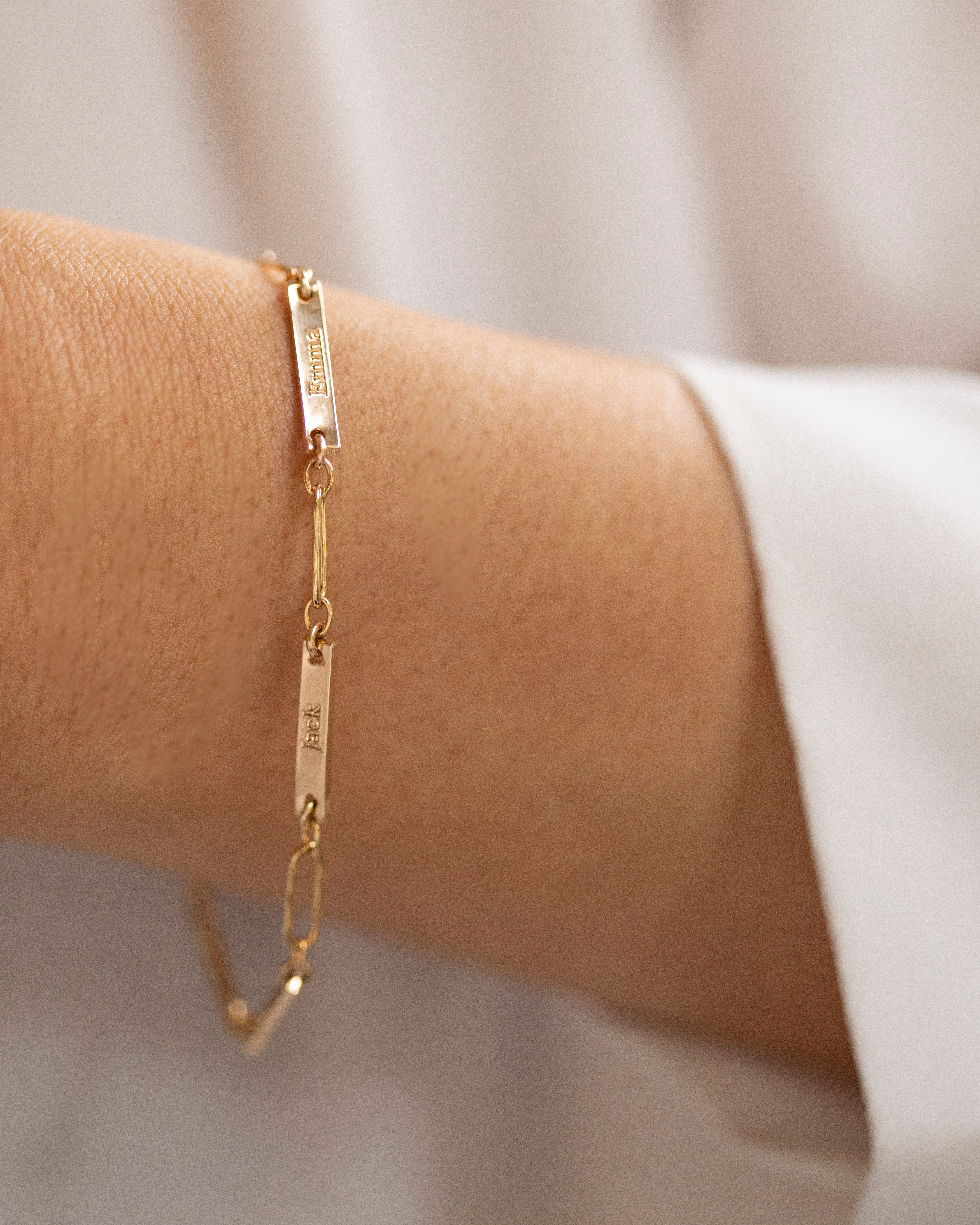 Custom Mini Name Bar Bracelet - Image 3