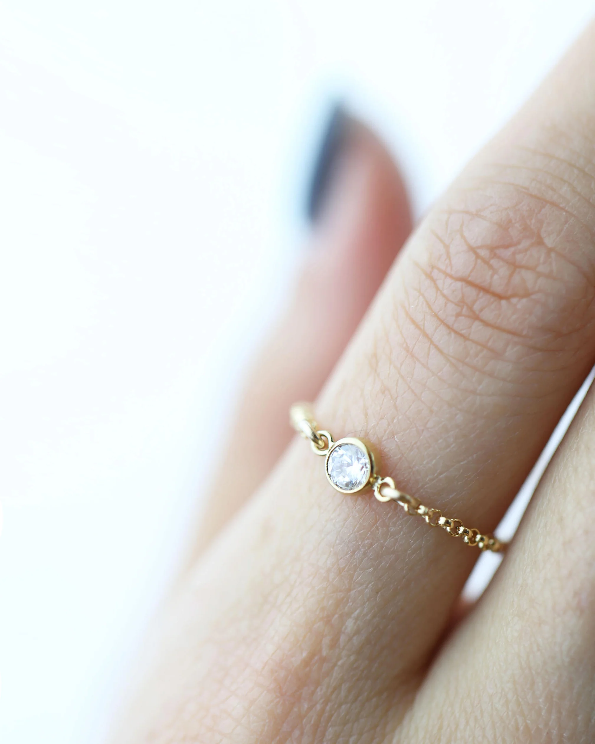 CZ Chain Ring - Image 5