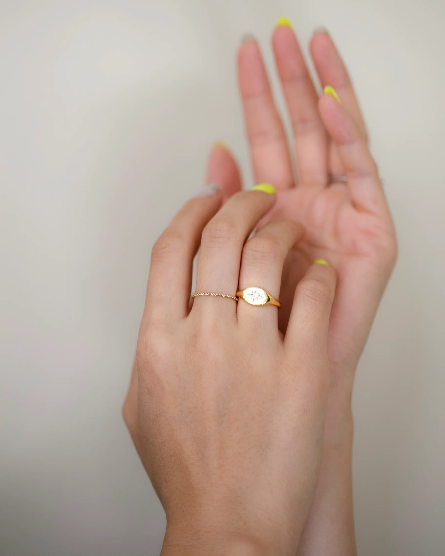 CZ Signet Ring - Image 4