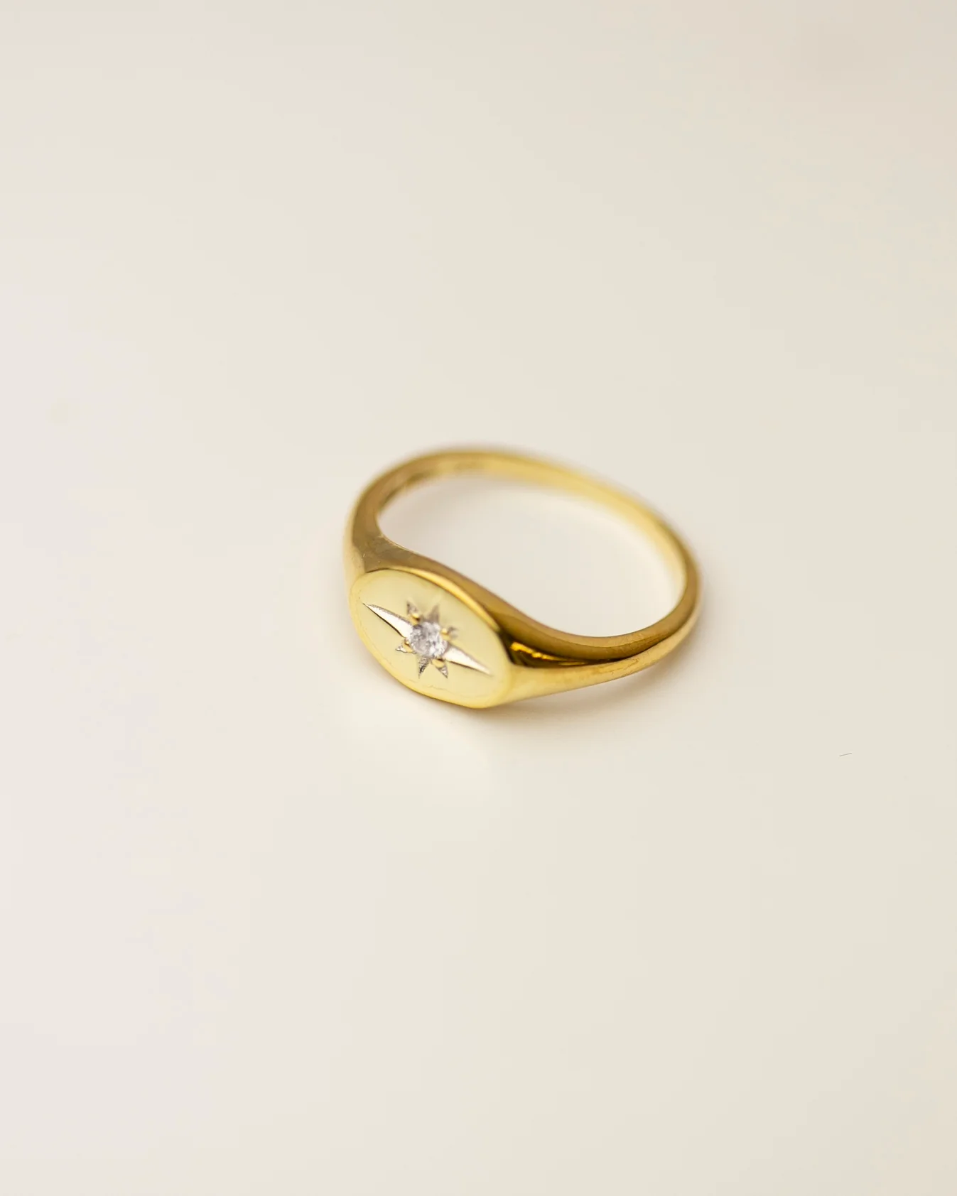 CZ Signet Ring - Image 7