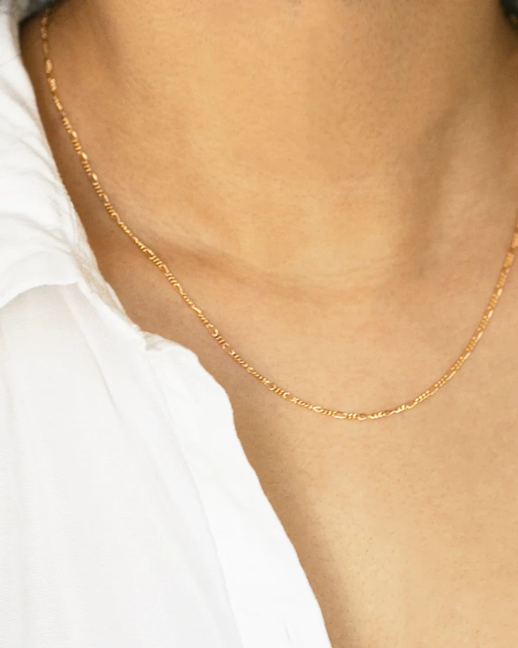 Dainty Figaro Chain Necklace - Image 5