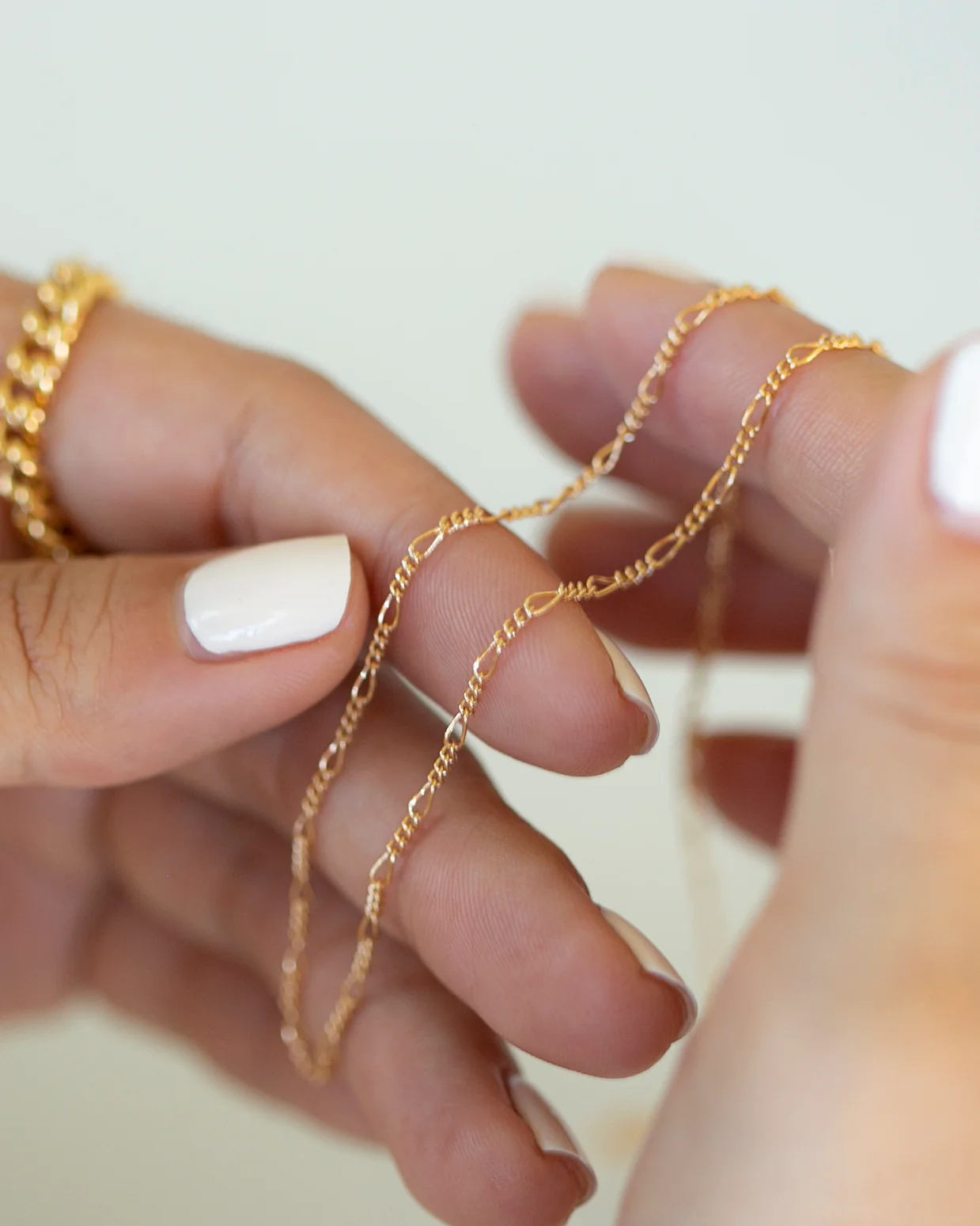 Dainty Figaro Chain Necklace - Image 6