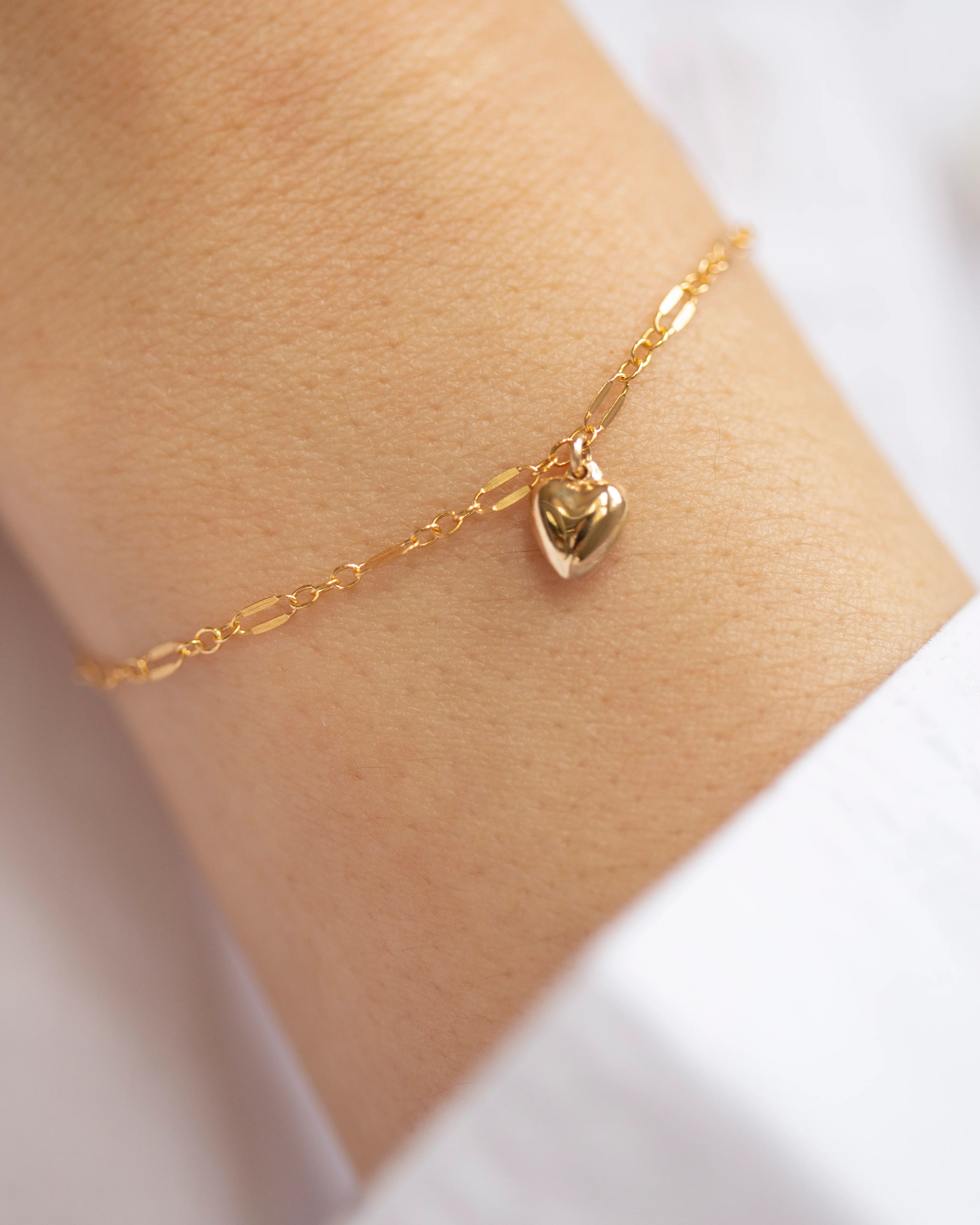 Dainty Heart Charm Bracelet - Image 4