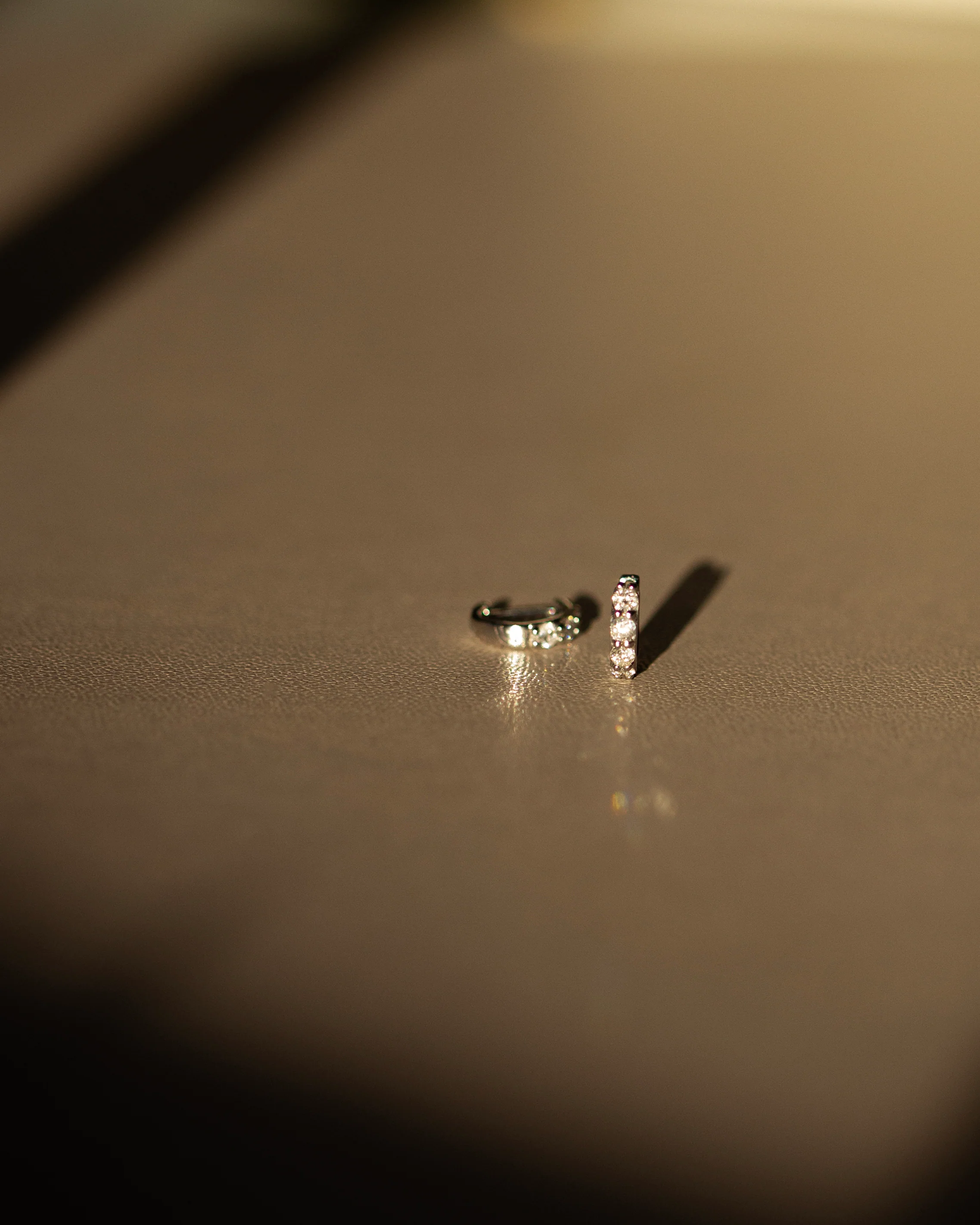 Diamond Huggie Hoop - Image 3