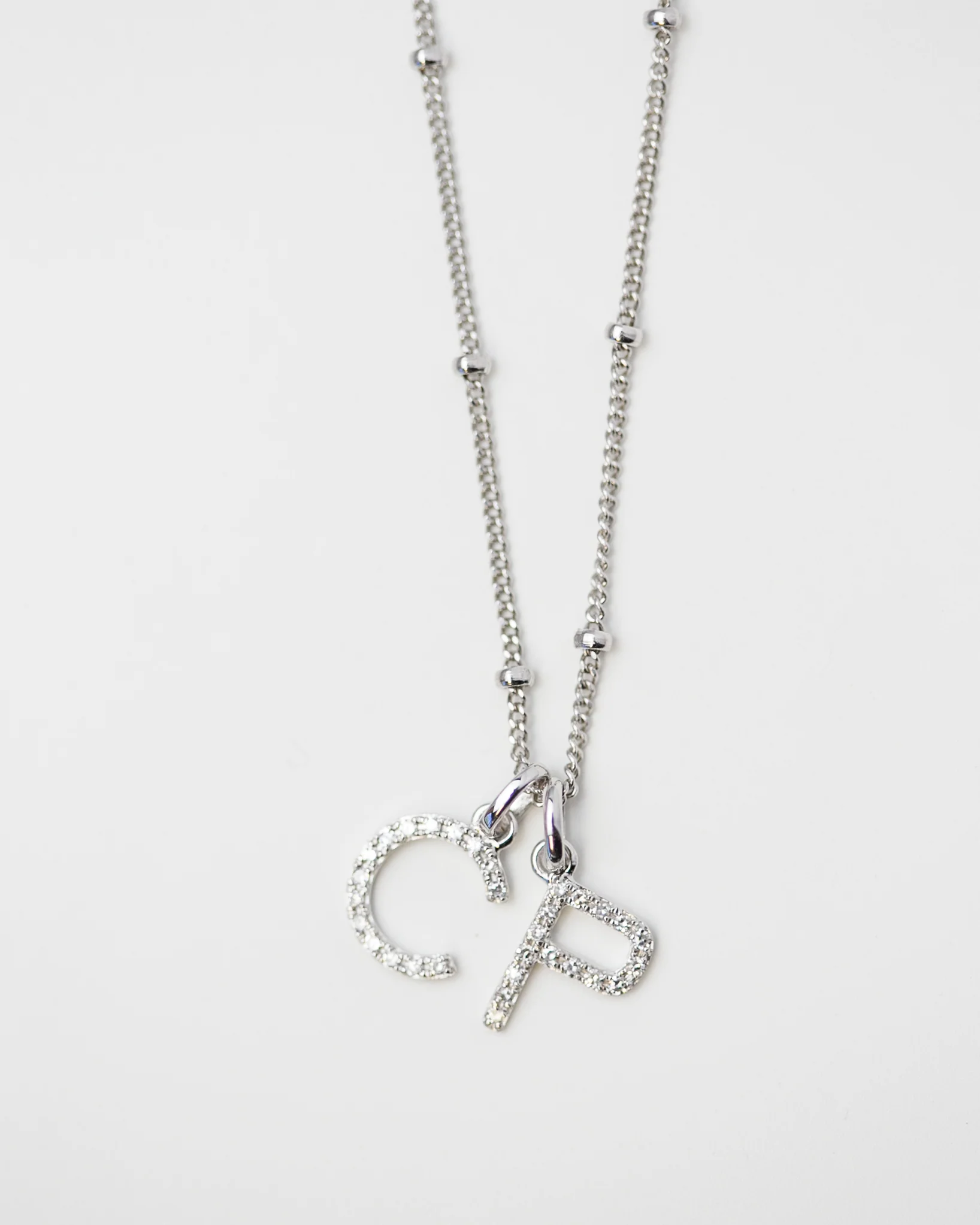 Diamond Initial Necklace - Image 5