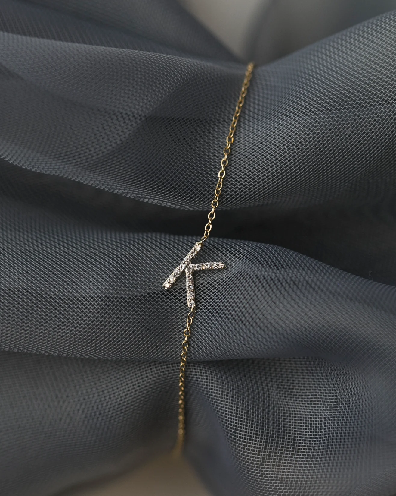 Diamond Letter Bracelet - Image 6