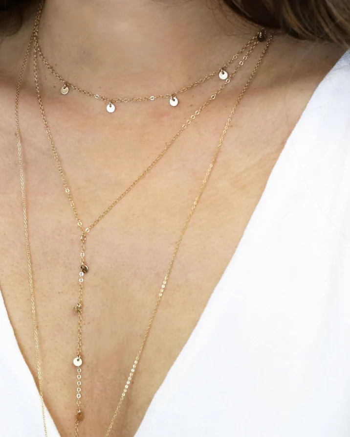 Disc Dangle Lariat - Image 4