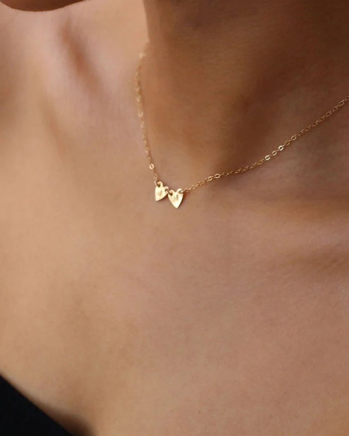 Double Heart Necklace - Image 6