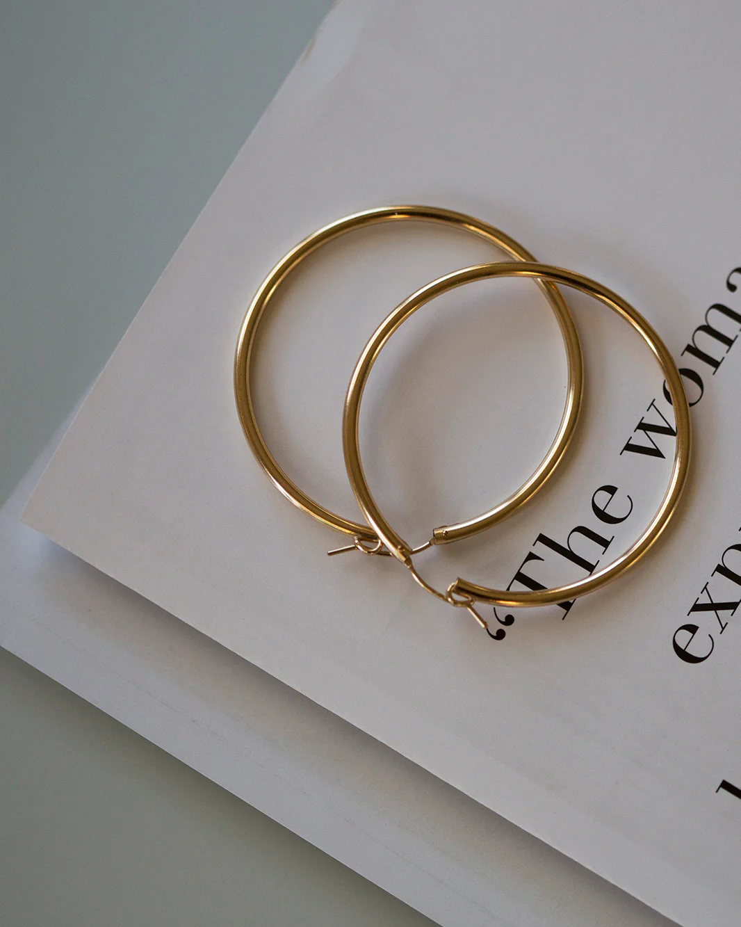 Tube Hoop Earrings - Image 3
