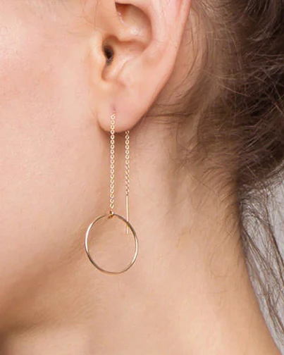 Halo Thread Earrings - Image 5