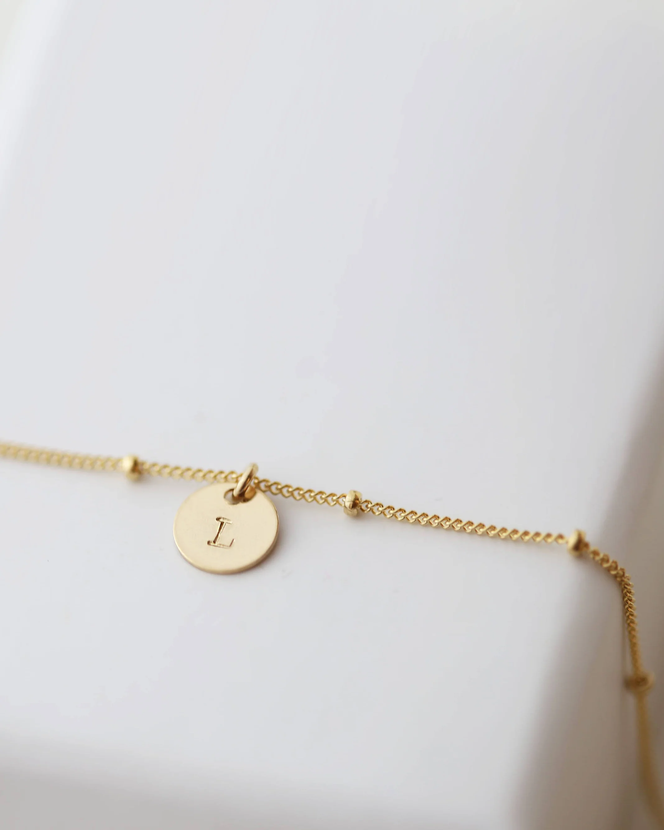 Hand stamped Initial Necklace - Image 6
