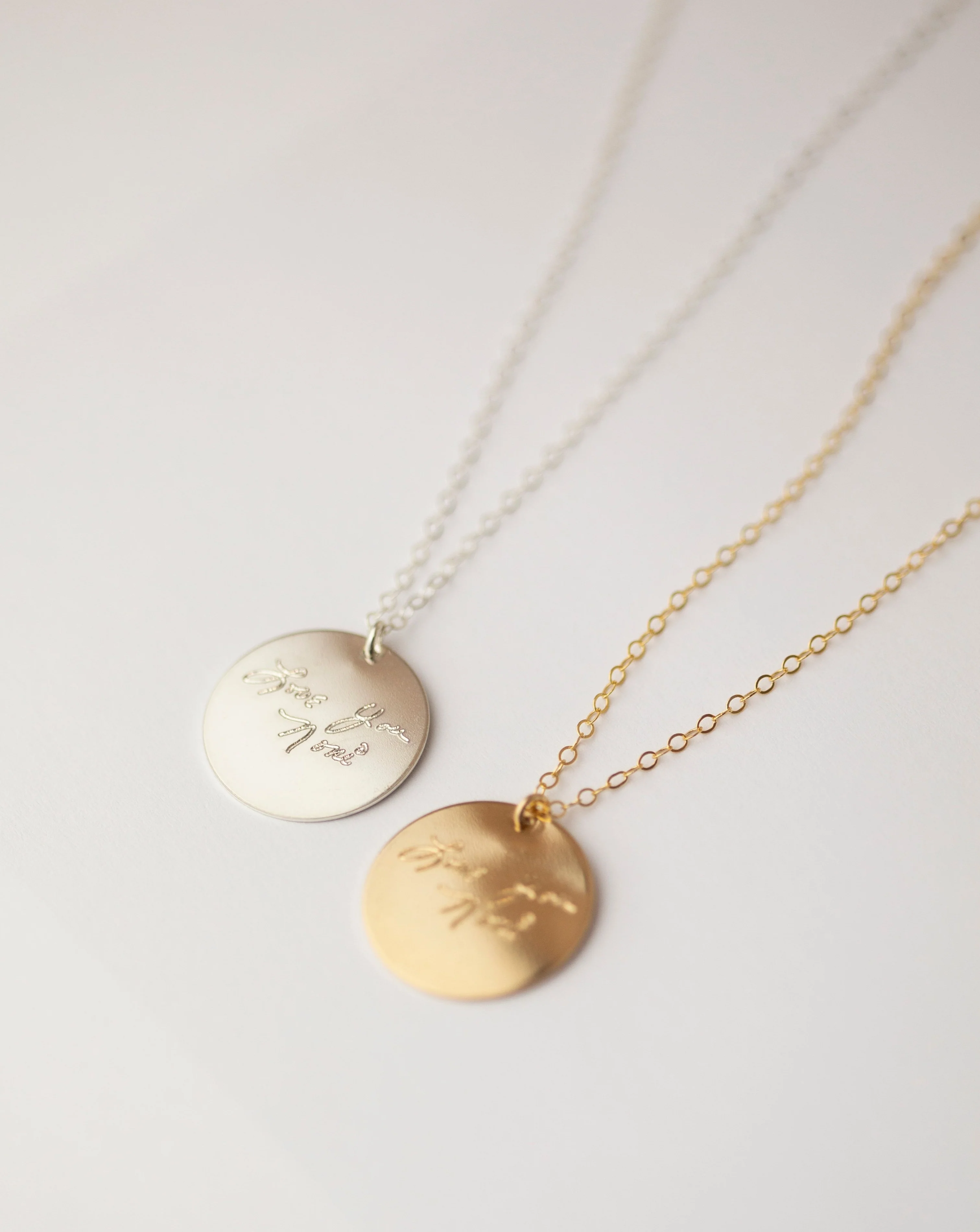 Handwriting Disc Necklace - Image 13