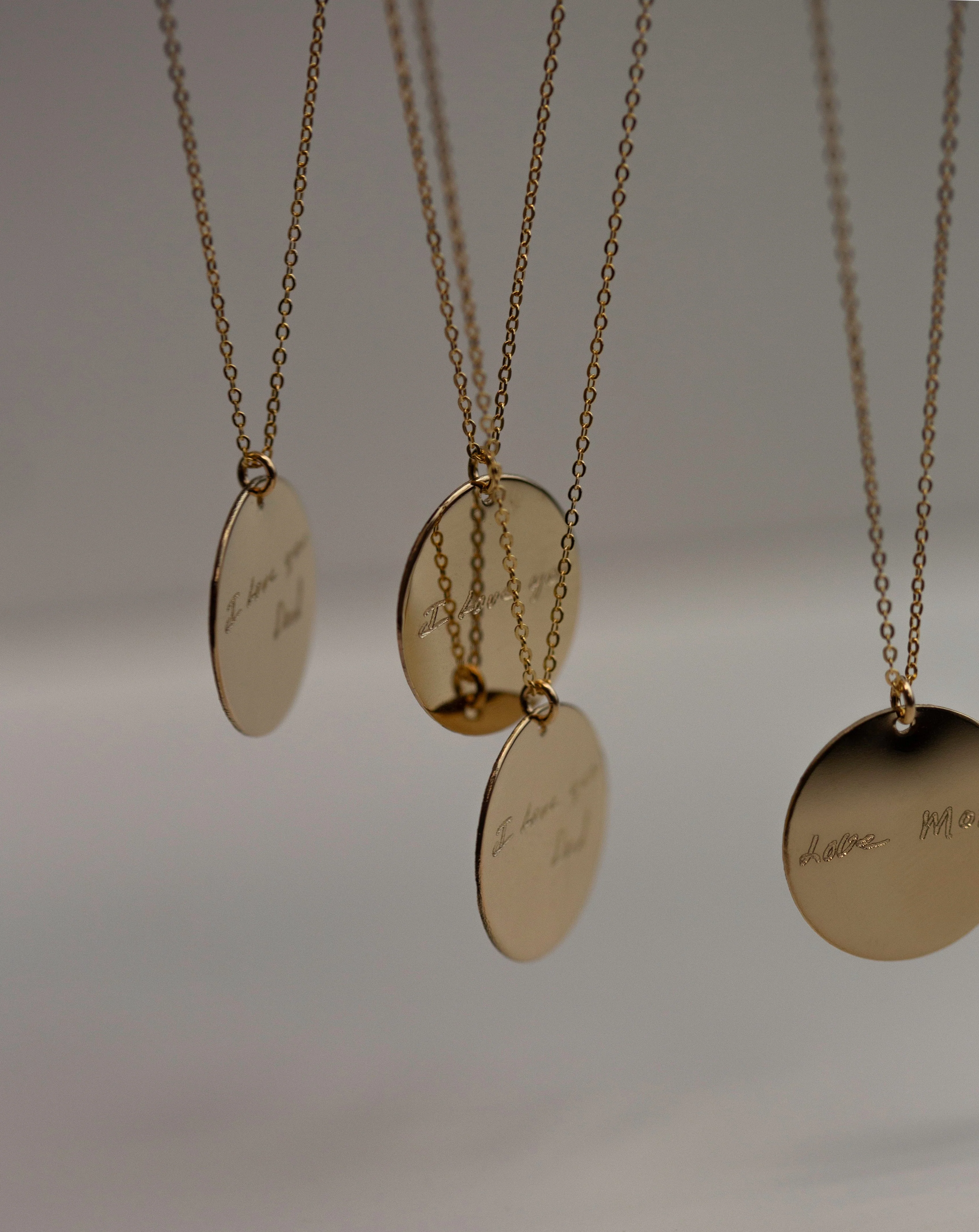 Handwriting Disc Necklace - Image 4