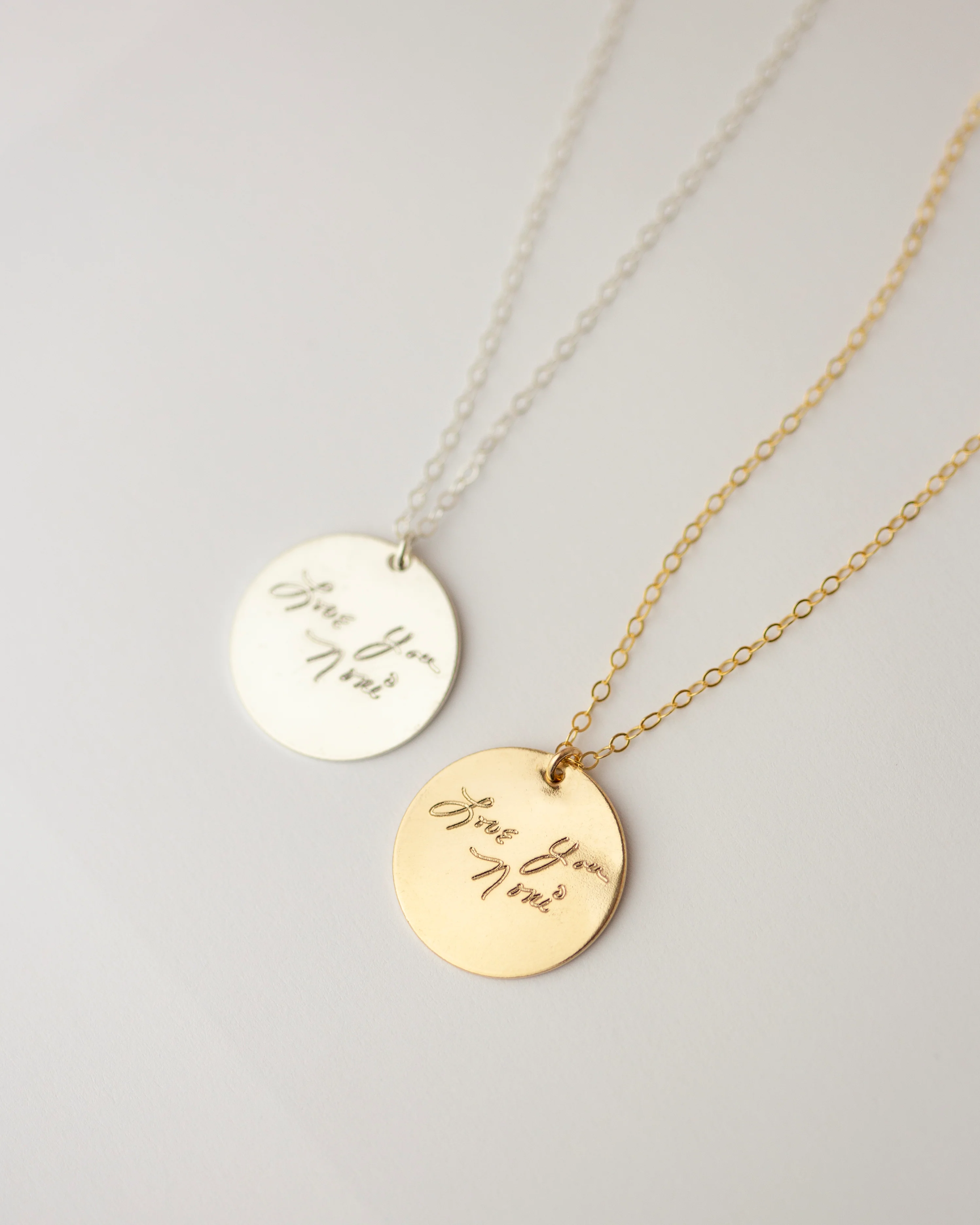 Handwriting Disc Necklace - Image 7