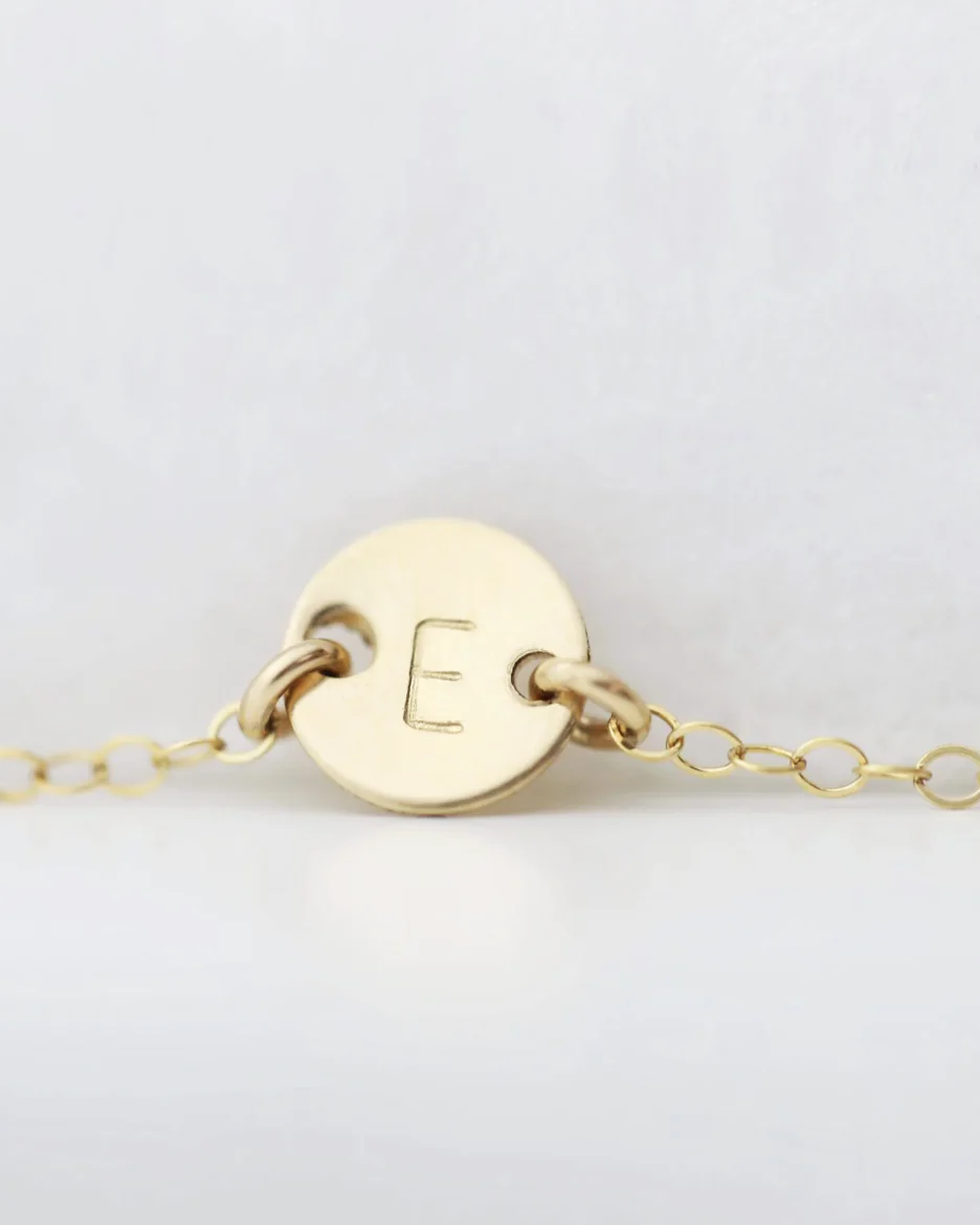 Initial coin choker necklace - Image 2