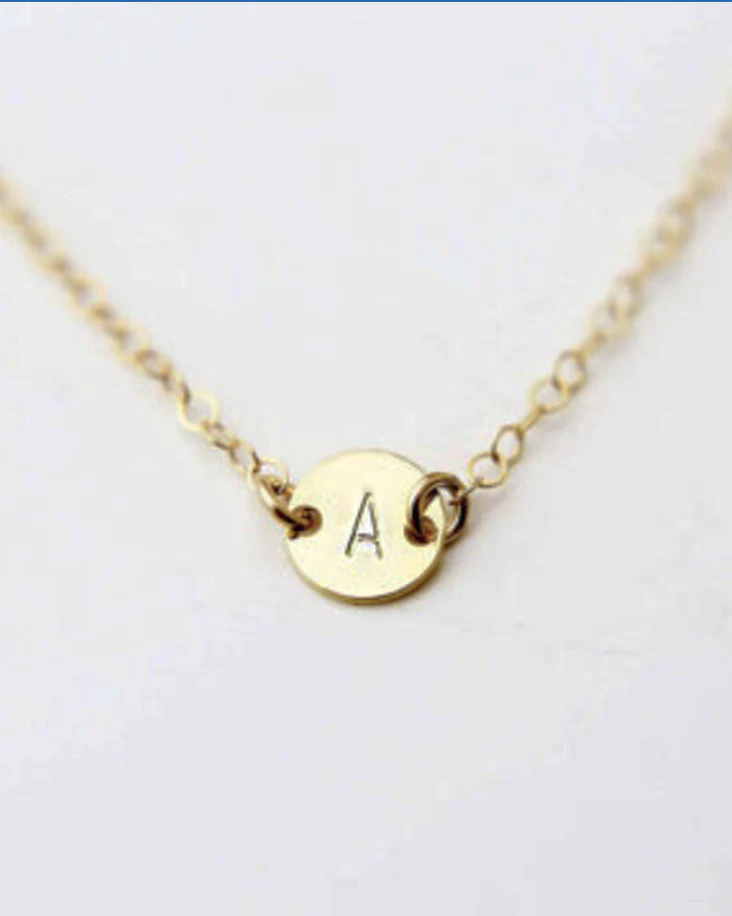 Initial coin choker necklace - Image 4