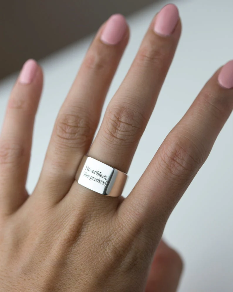 Inspirational quote Ring - Image 3